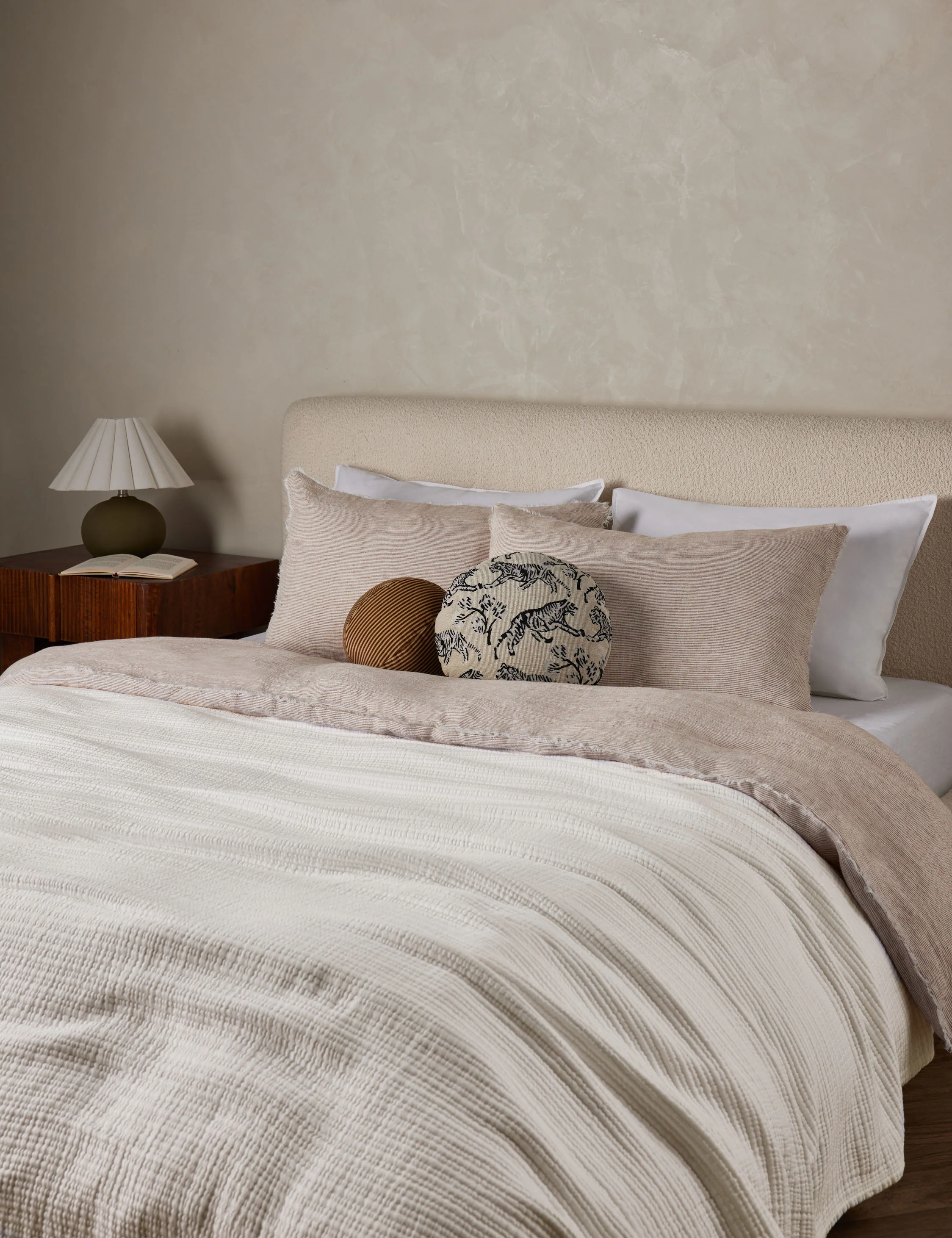 Chatham Cotton Matelasse Coverlet by Pom Pom at Home - Image 3