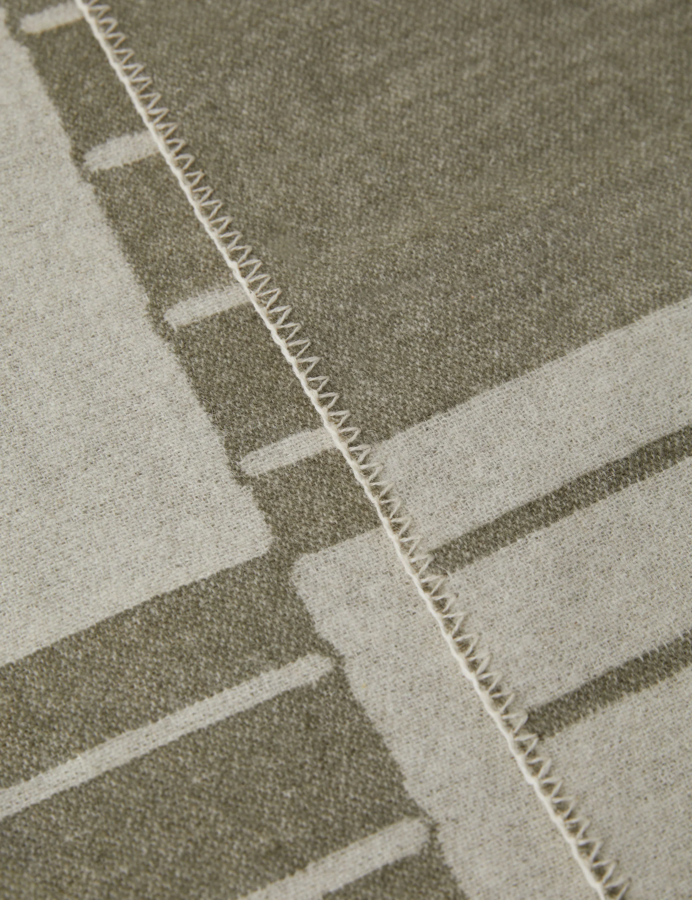 Checkered Reversible Wool Throw by Sarah Sherman Samuel - Image 4
