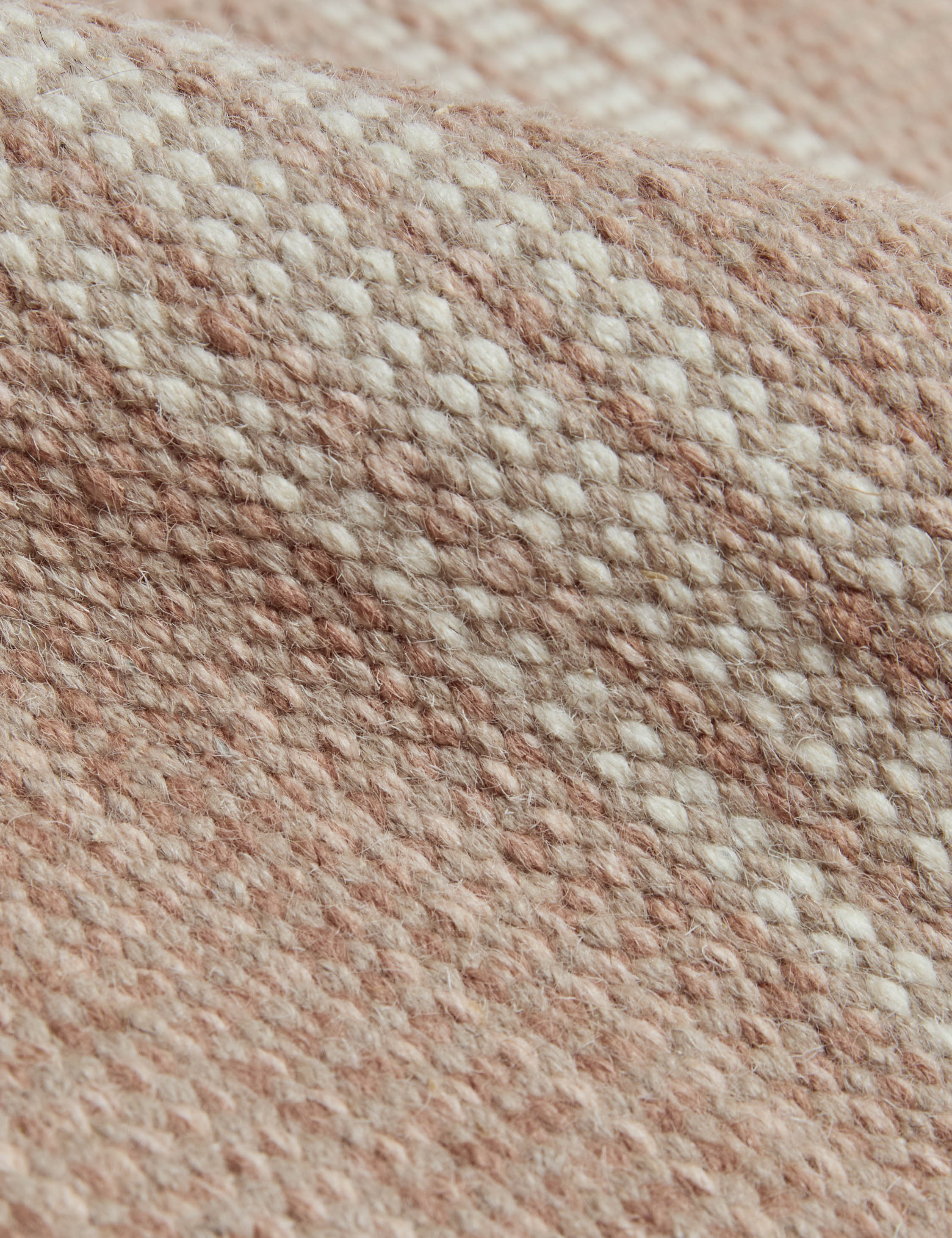 Custom Cheyenne Flatweave Wool Rug, Rose - Image 3