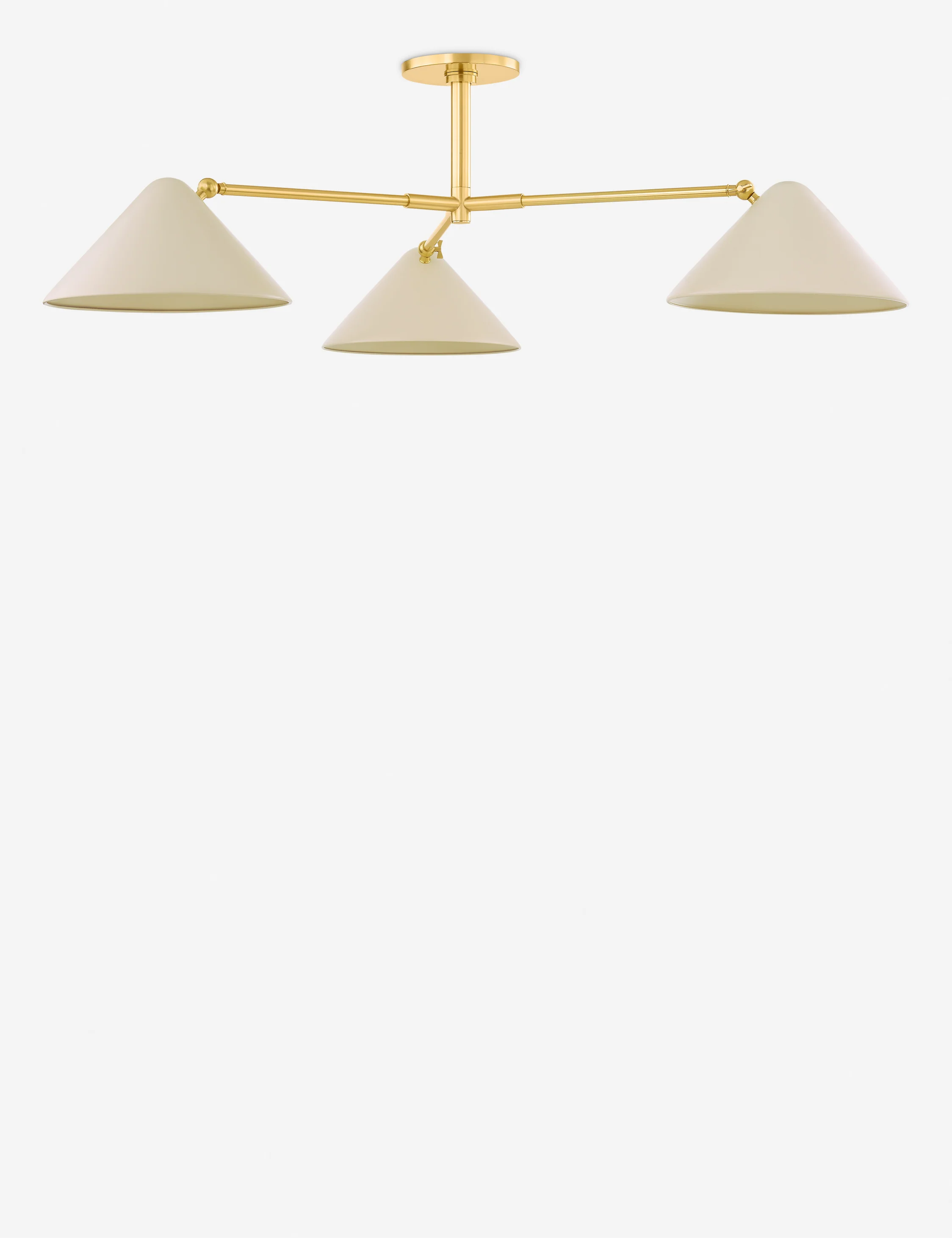 Citrine Semi-Flush Mount Light - Image 2