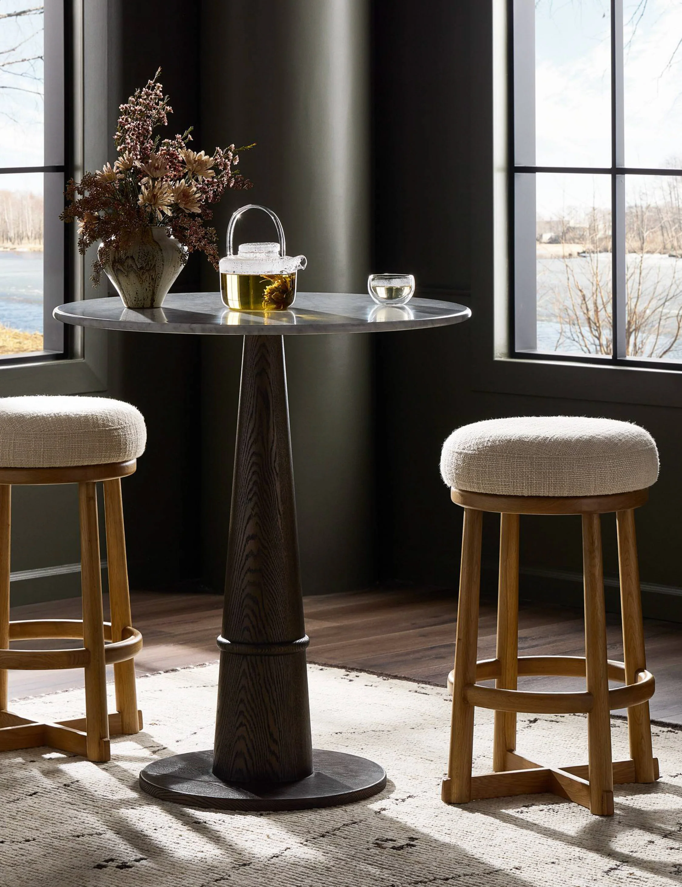 Clarisse Swivel Counter Stool - Image 2