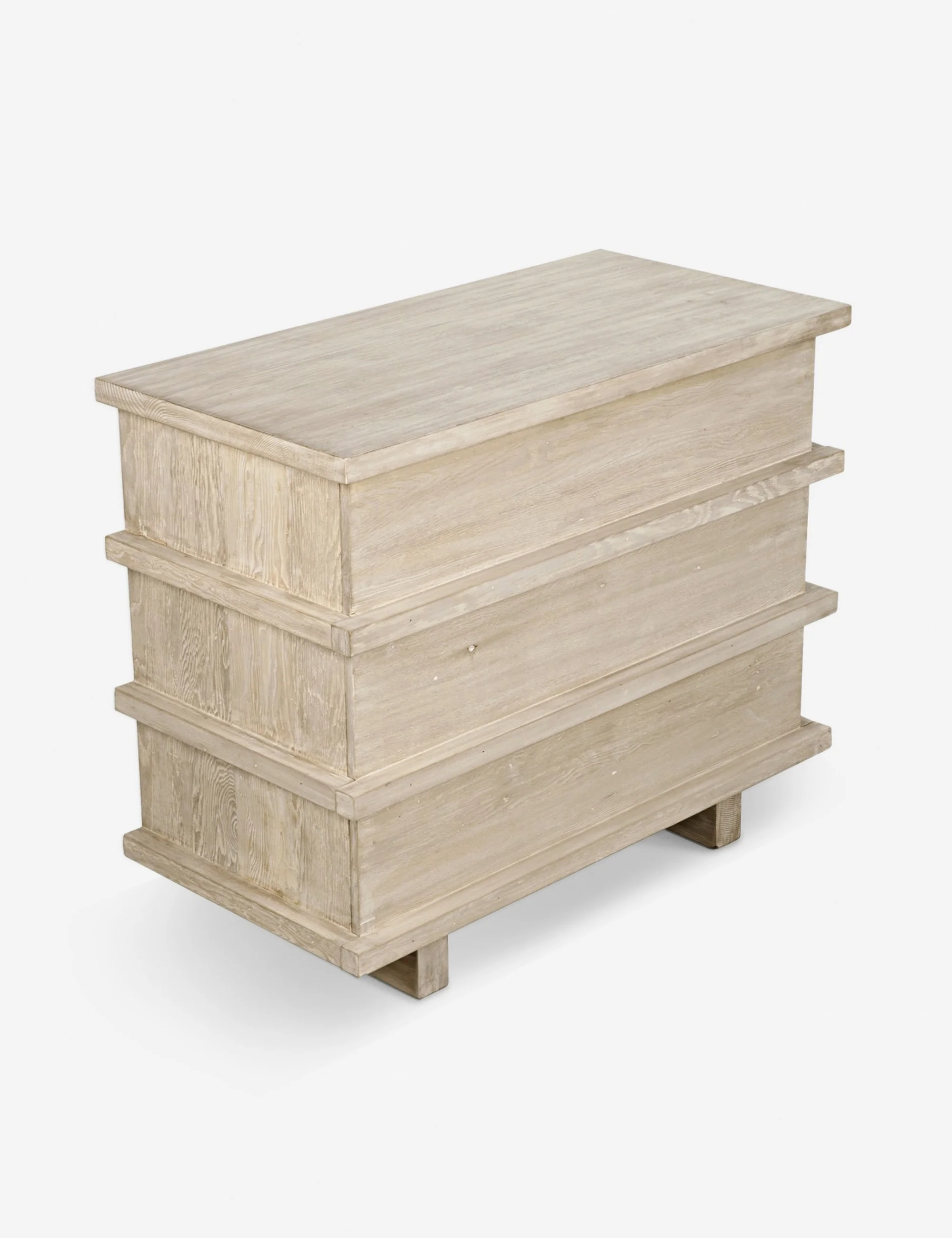 Corliss 3-Drawer Dresser, White Wash - Image 4