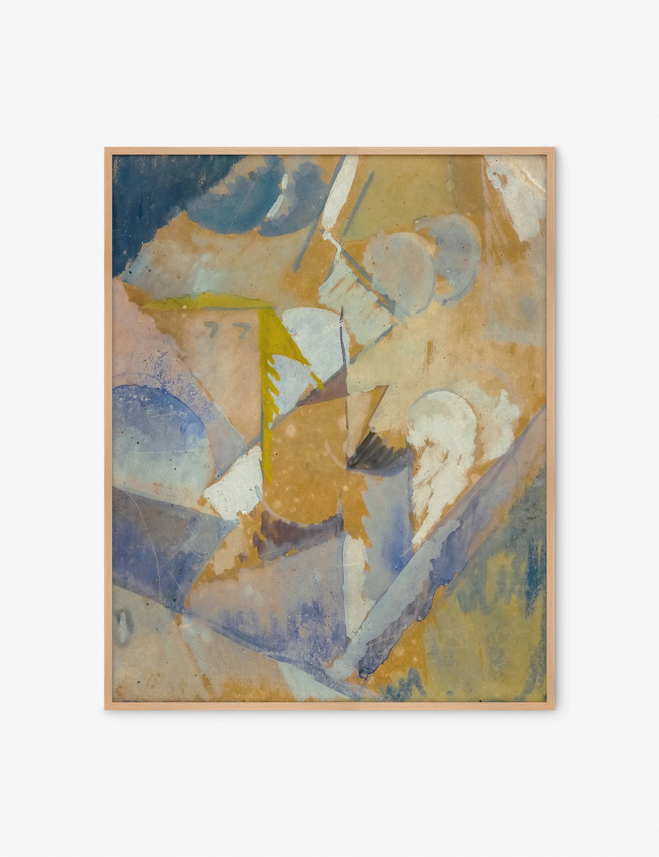 Cubist Blue Wall Art - Image 4
