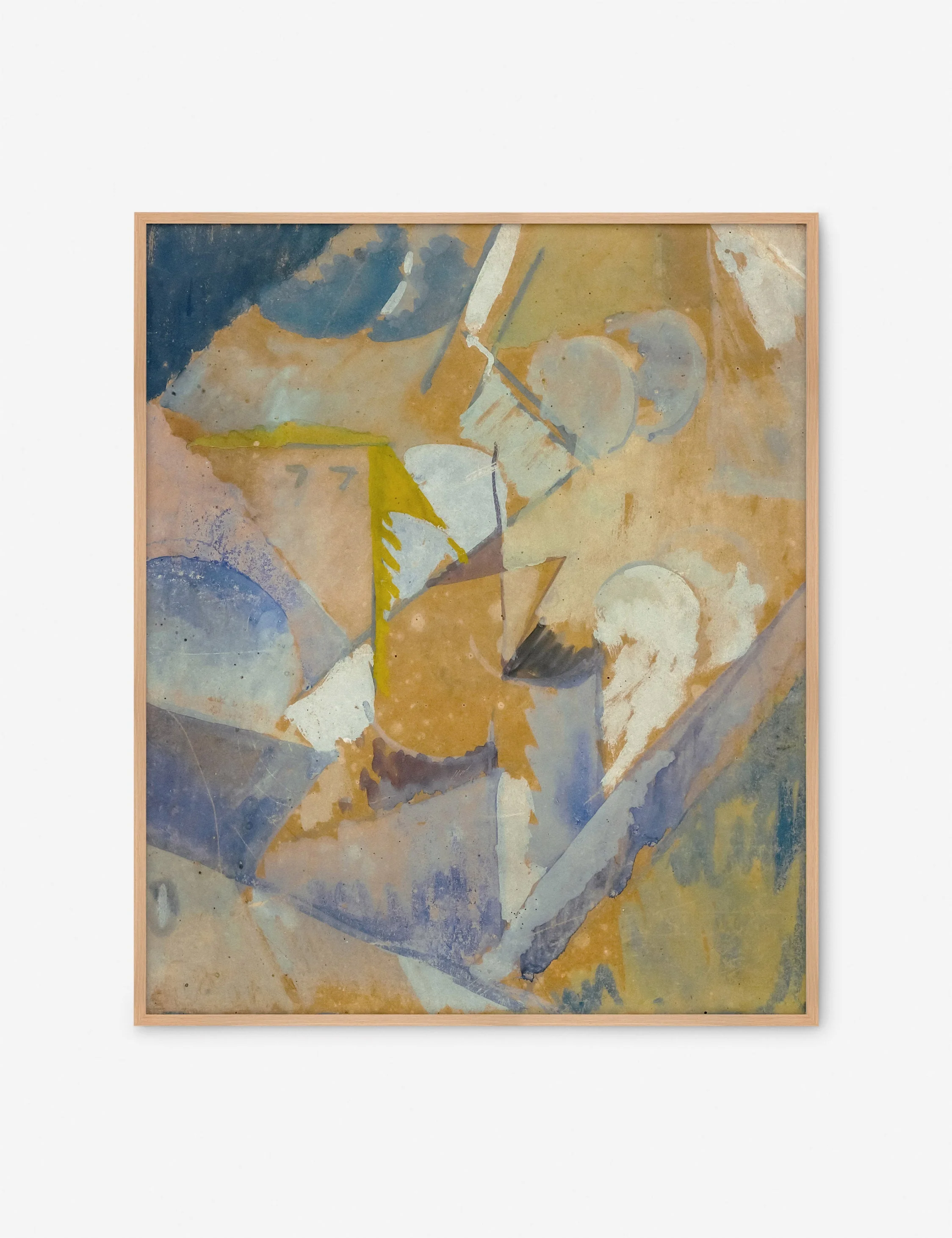 Cubist Blue Wall Art - Image 5