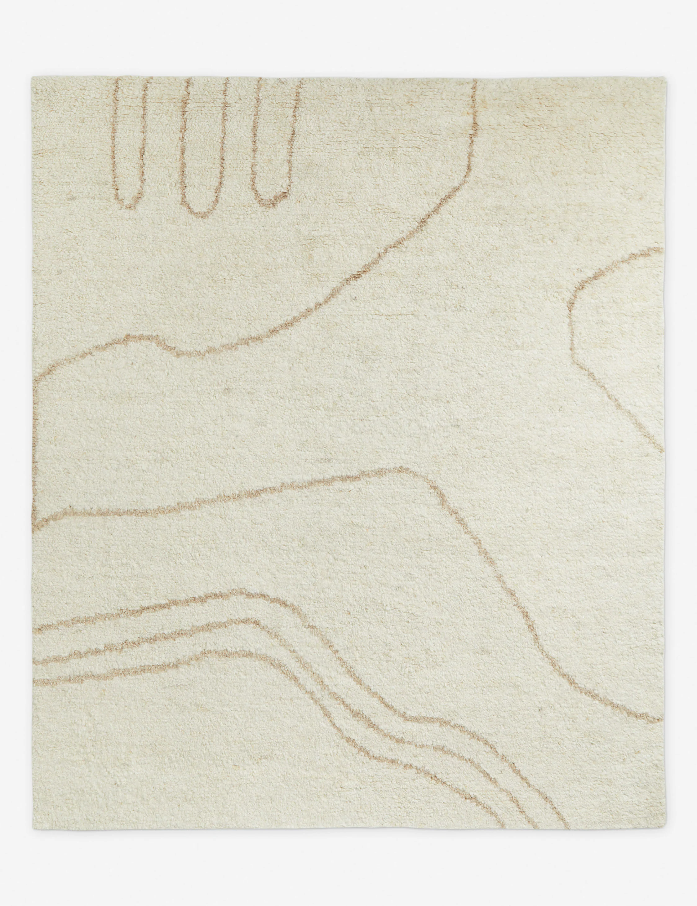 Currents Hand-Knotted Wool Rug by Élan Byrd - Image 2