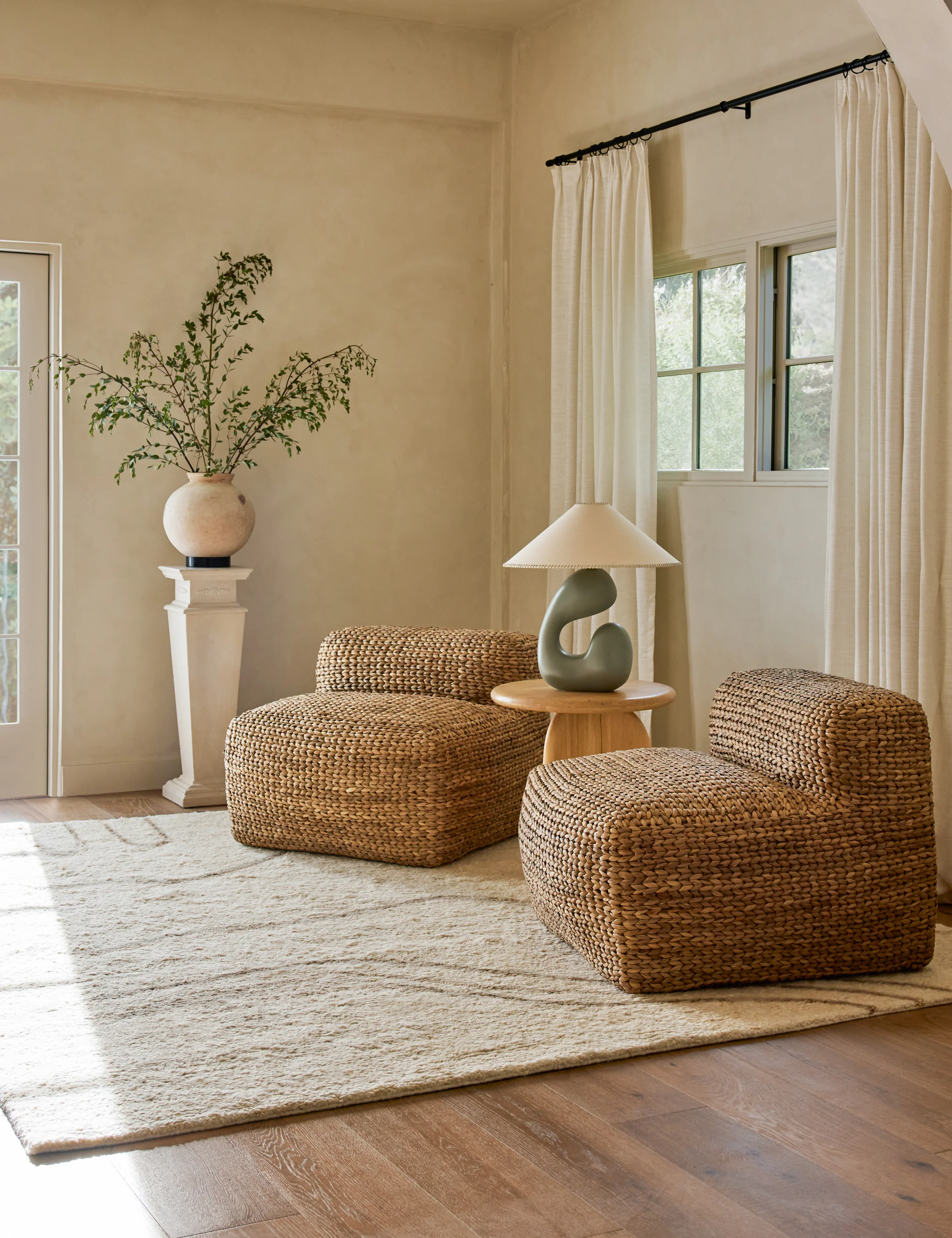 Currents Hand-Knotted Wool Rug by Élan Byrd - Image 3