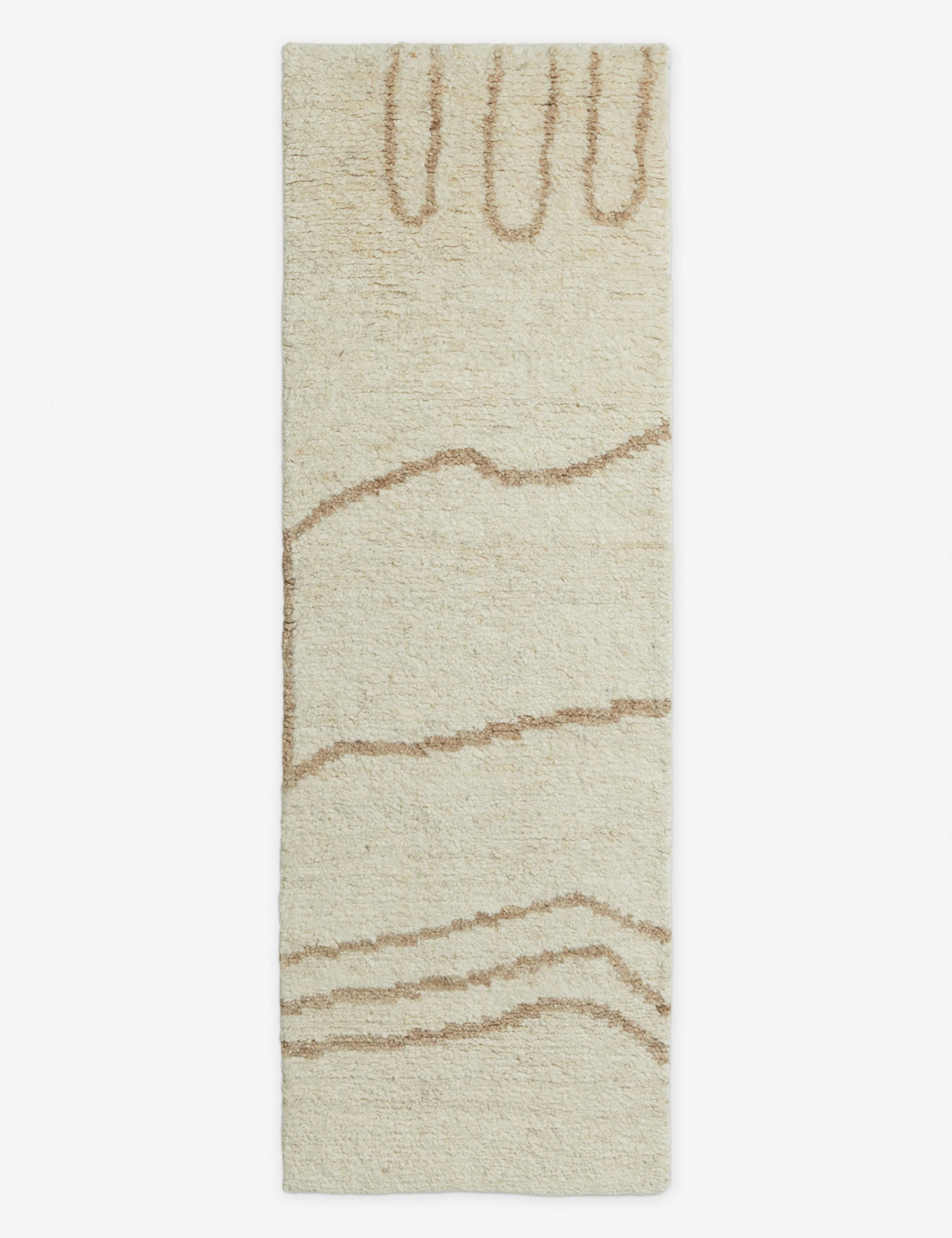 Currents Hand-Knotted Wool Rug Swatch by Elan Byrd - Image 8