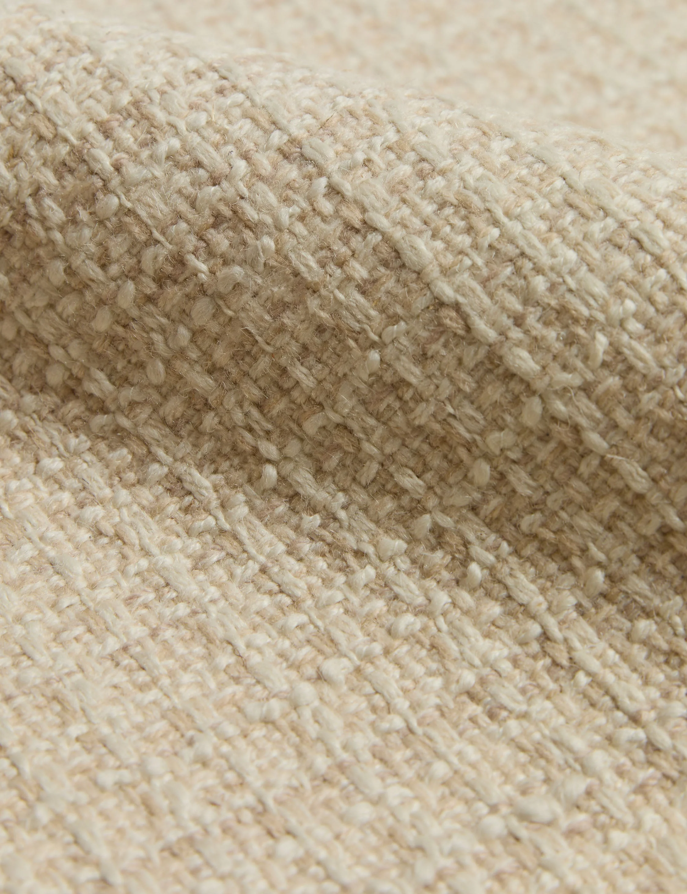 Custom Crona Wool Rug Swatch 5.5" x 6", Stucco - Image 2