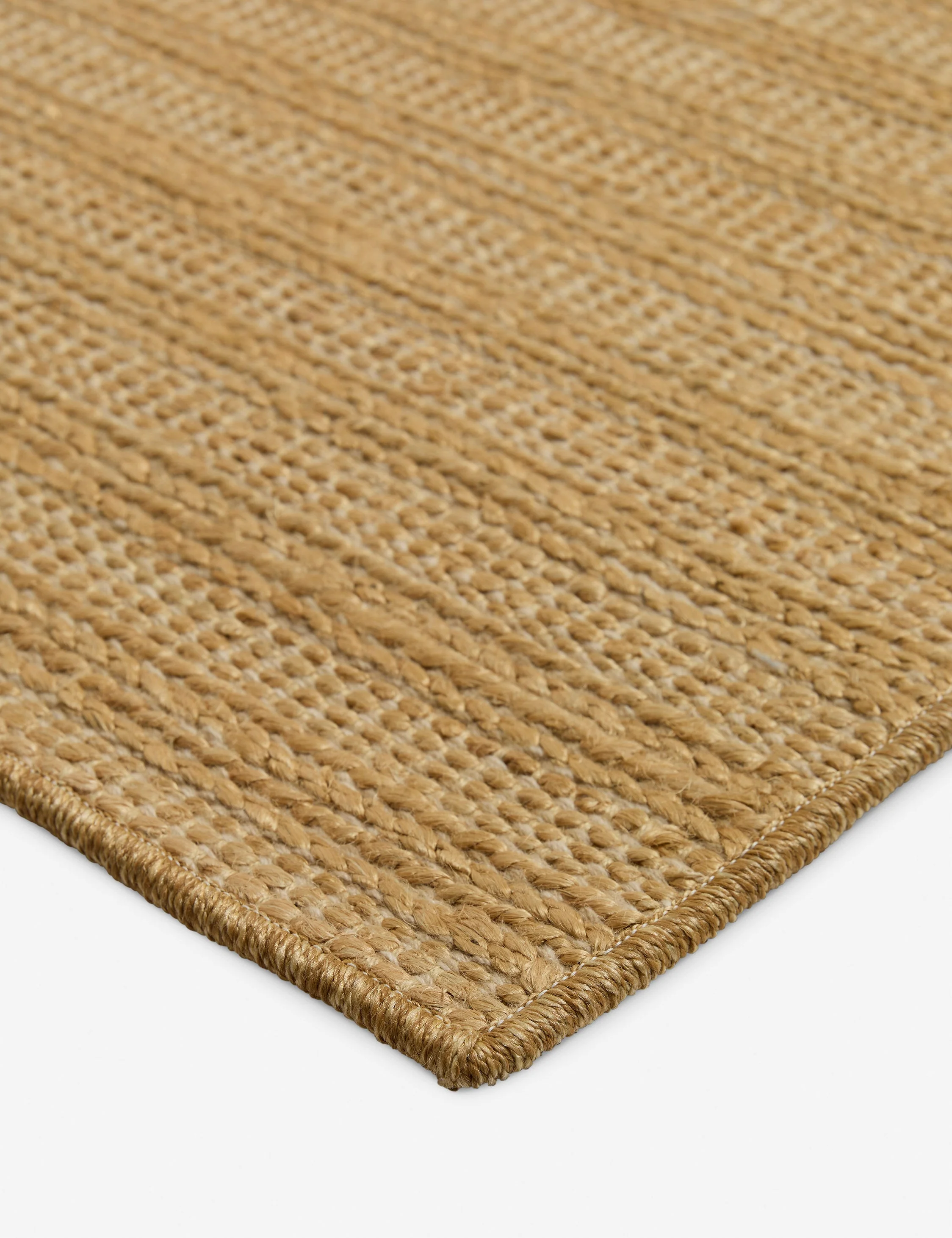 Custom Laverne Hand-Loomed Jute Rug Swatch 5.5" x 6", Sand
