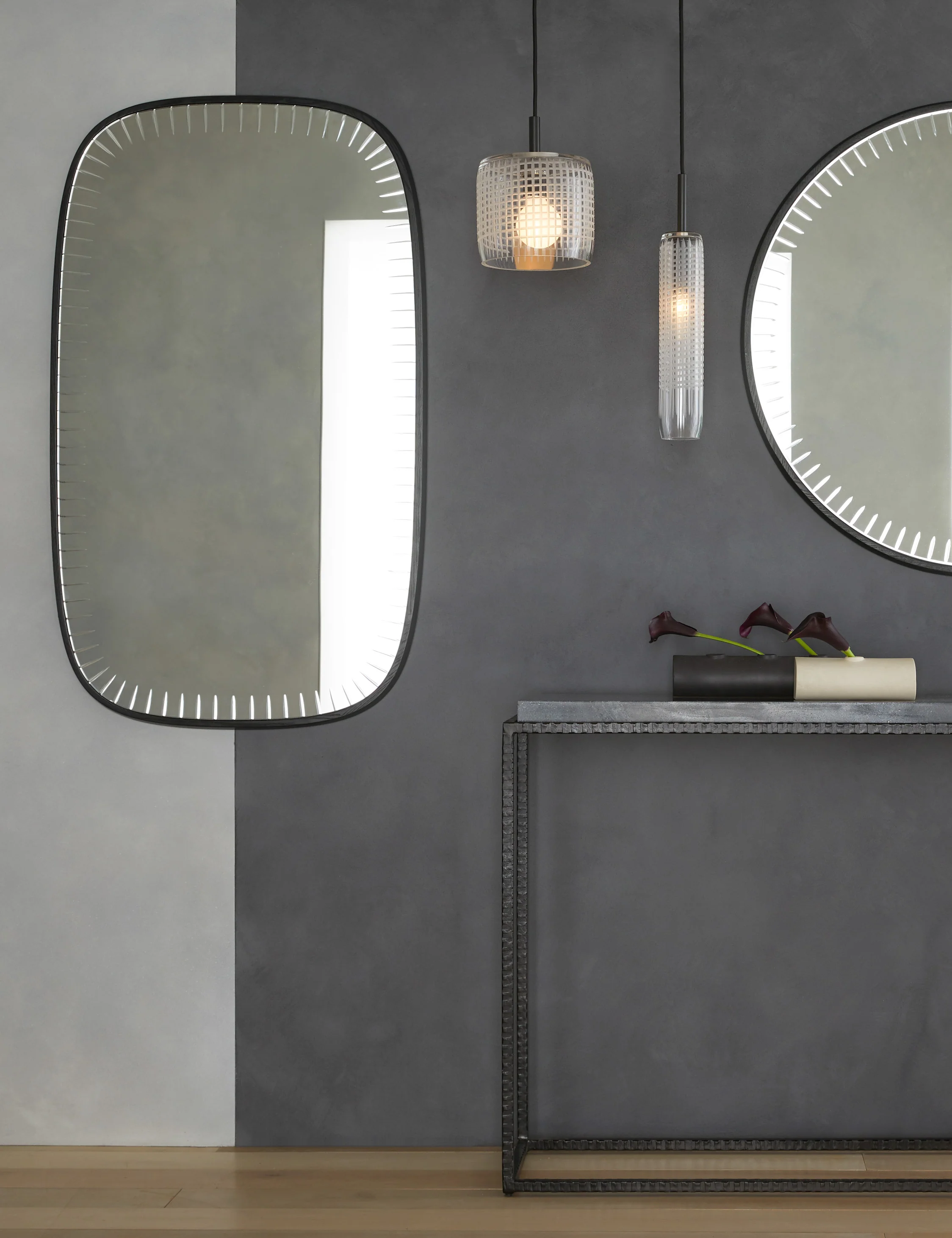 Cut Oblong Mirror by Arteriors