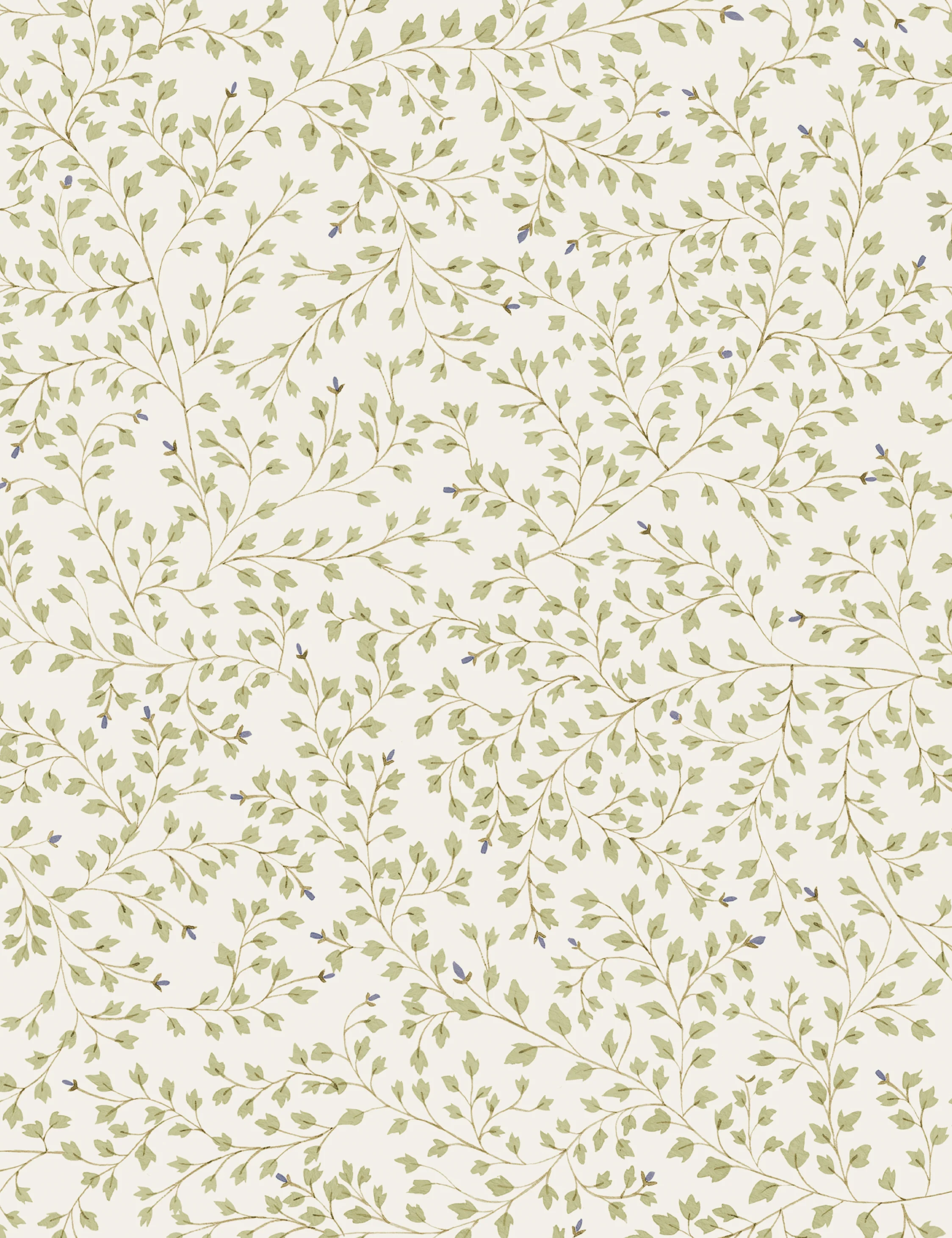 Dainty Leaves Linen Curtain Panel by Rylee + Cru - Image 5