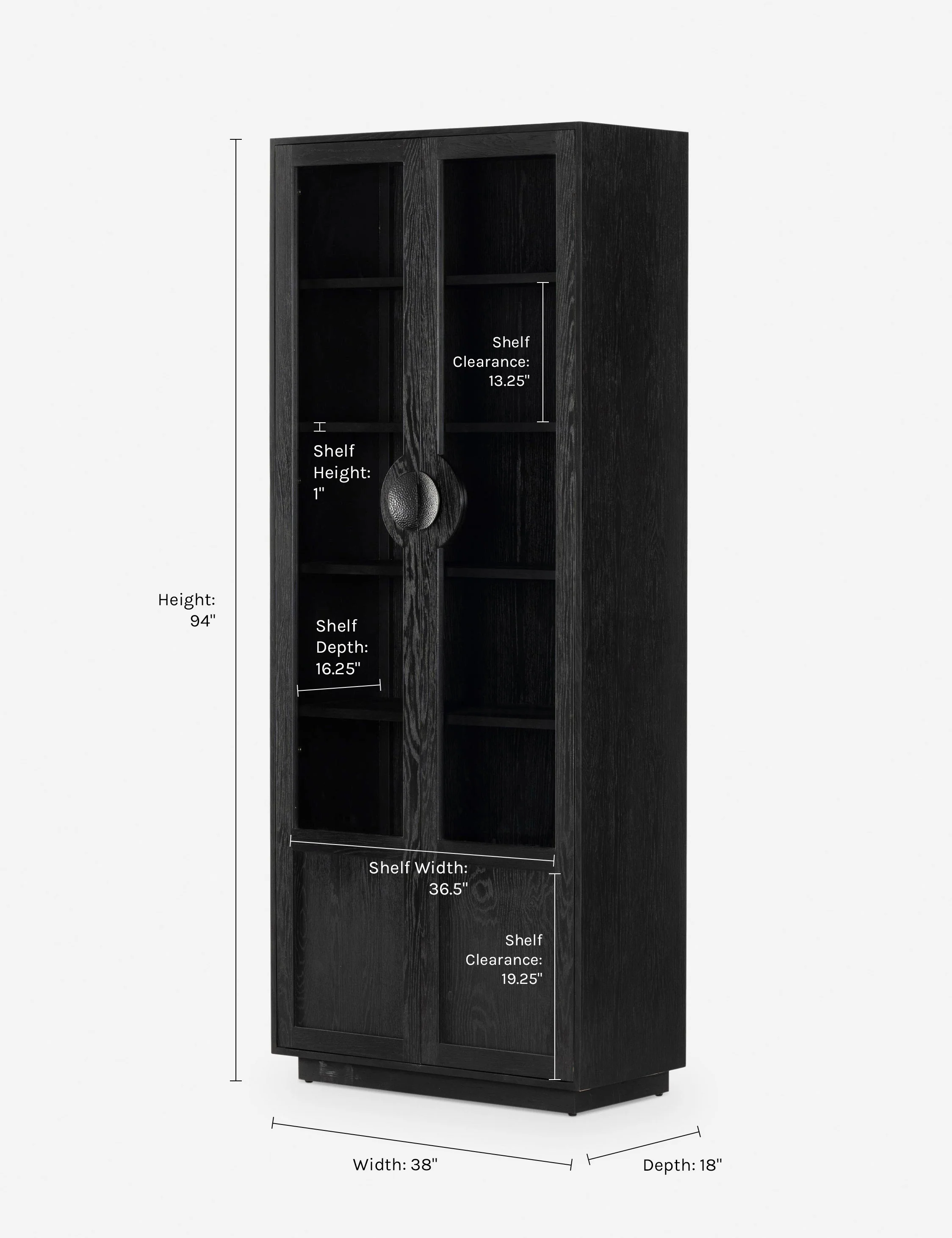 Delano Curio Cabinet - Image 7