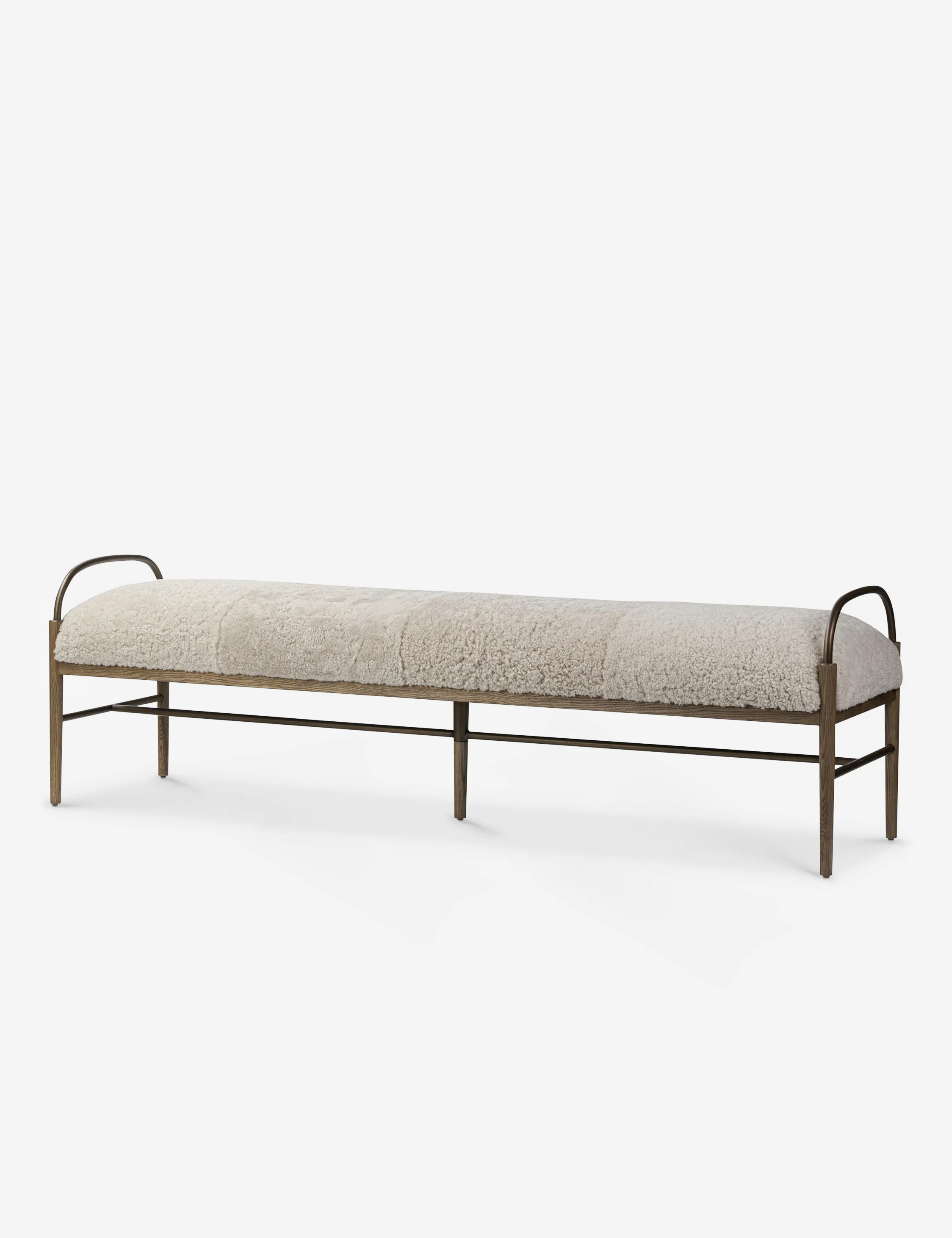 Demi Bench by Amber Lewis x Four Hands - Image 3