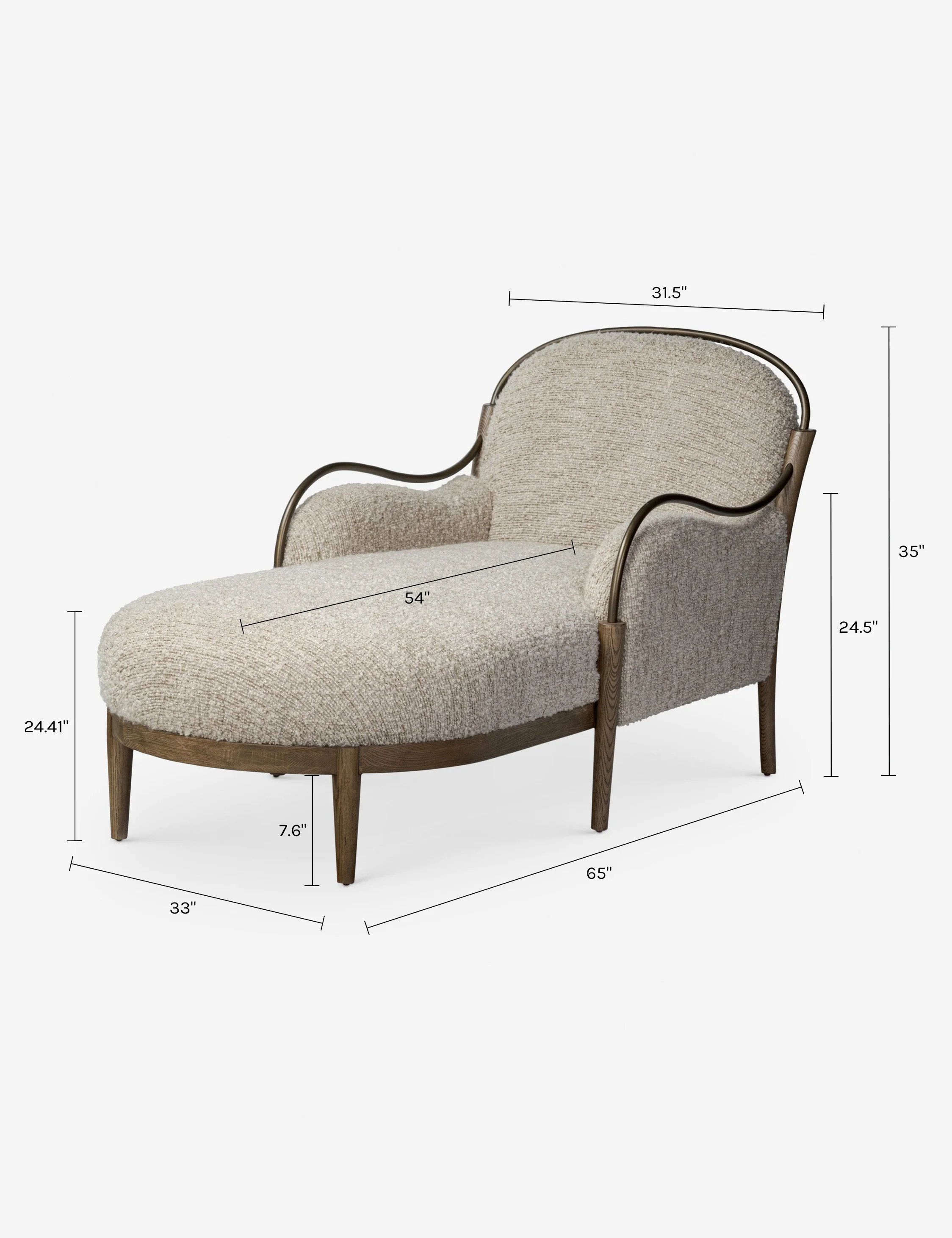 Demi Chaise by Amber Lewis x Four Hands - Image 12