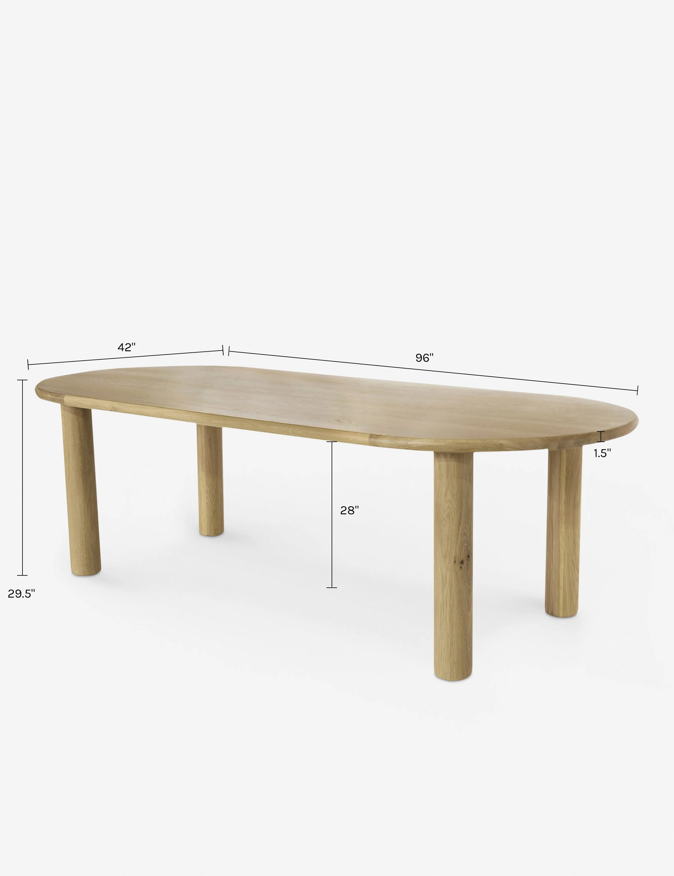 Dever Oval Dining Table - Image 4
