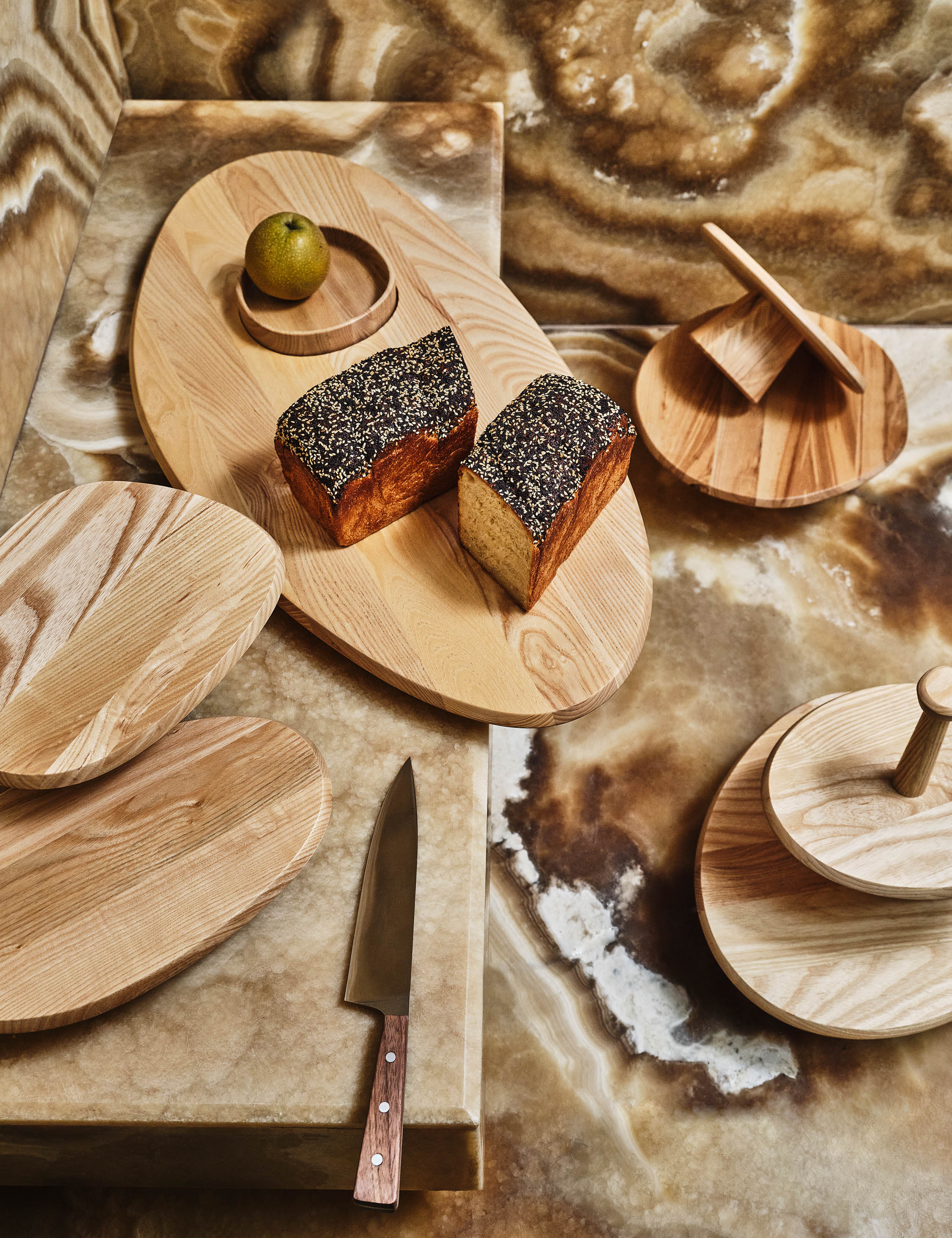 Dune Ash Wood Cake Stand by Kelly Wearstler x Serax - Image 2