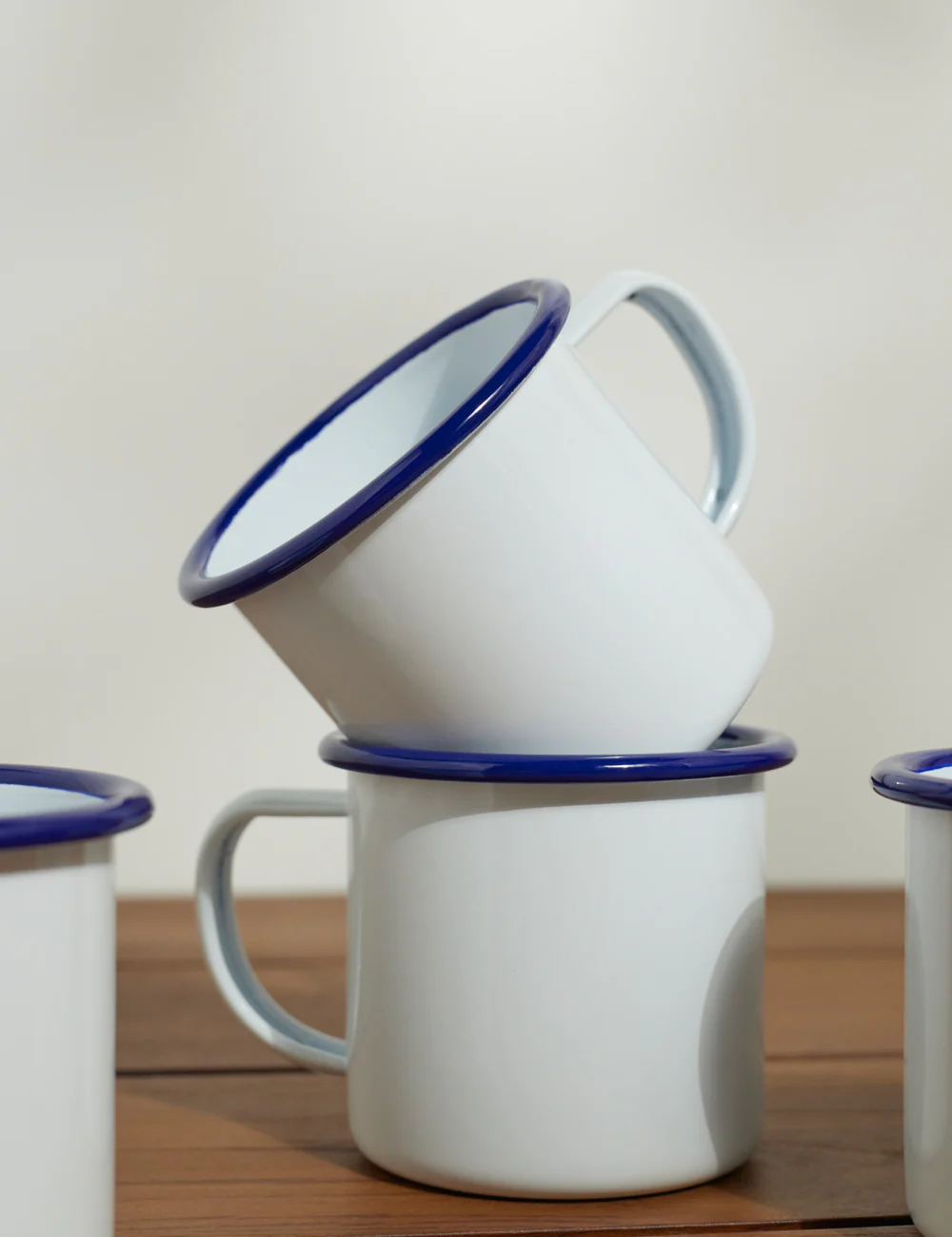 Enamelware Mug (Set of 4) by Crow Canyon - Image 4