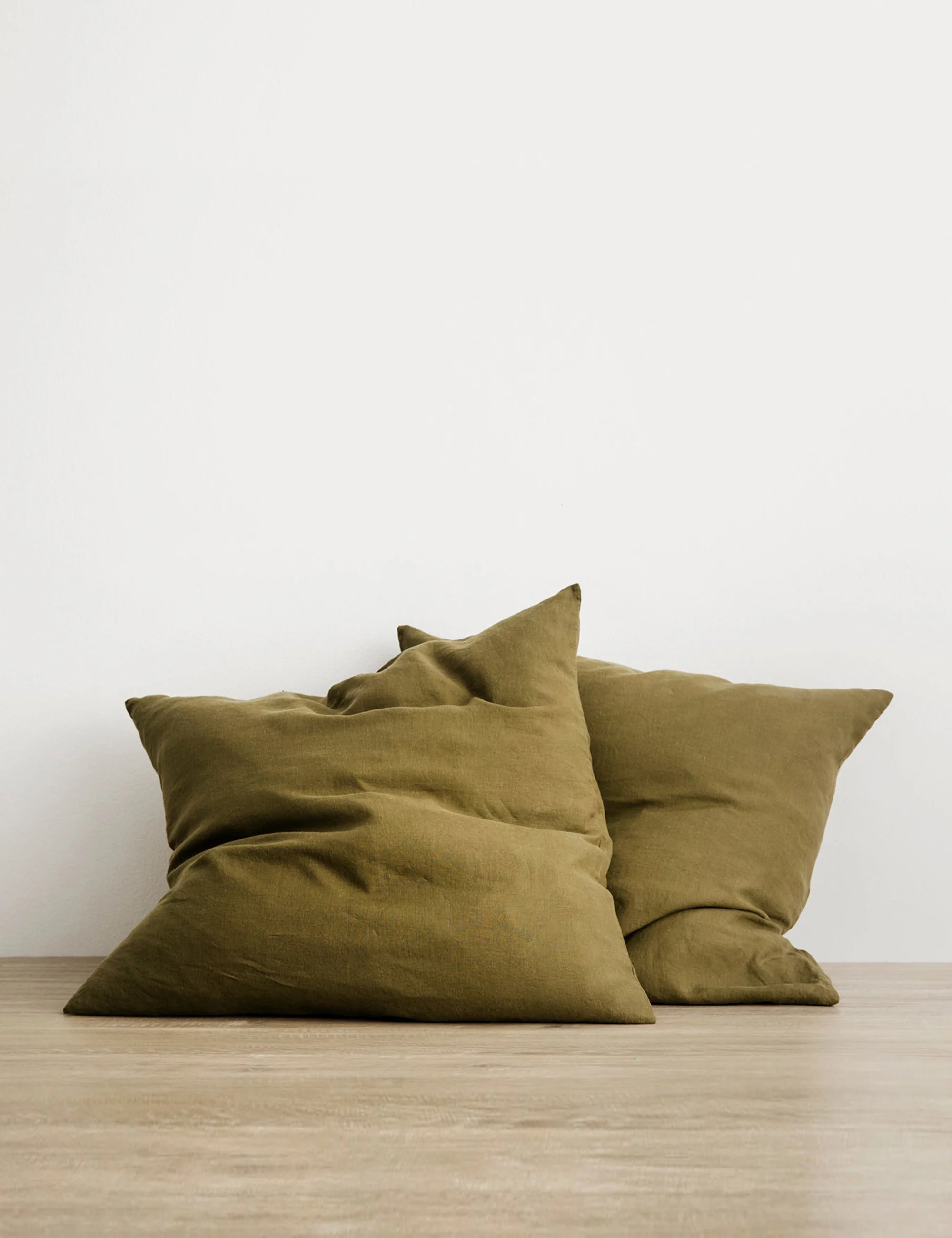 European Flax Linen Euro Pillowcases (Set of 2) by Cultiver - Image 5