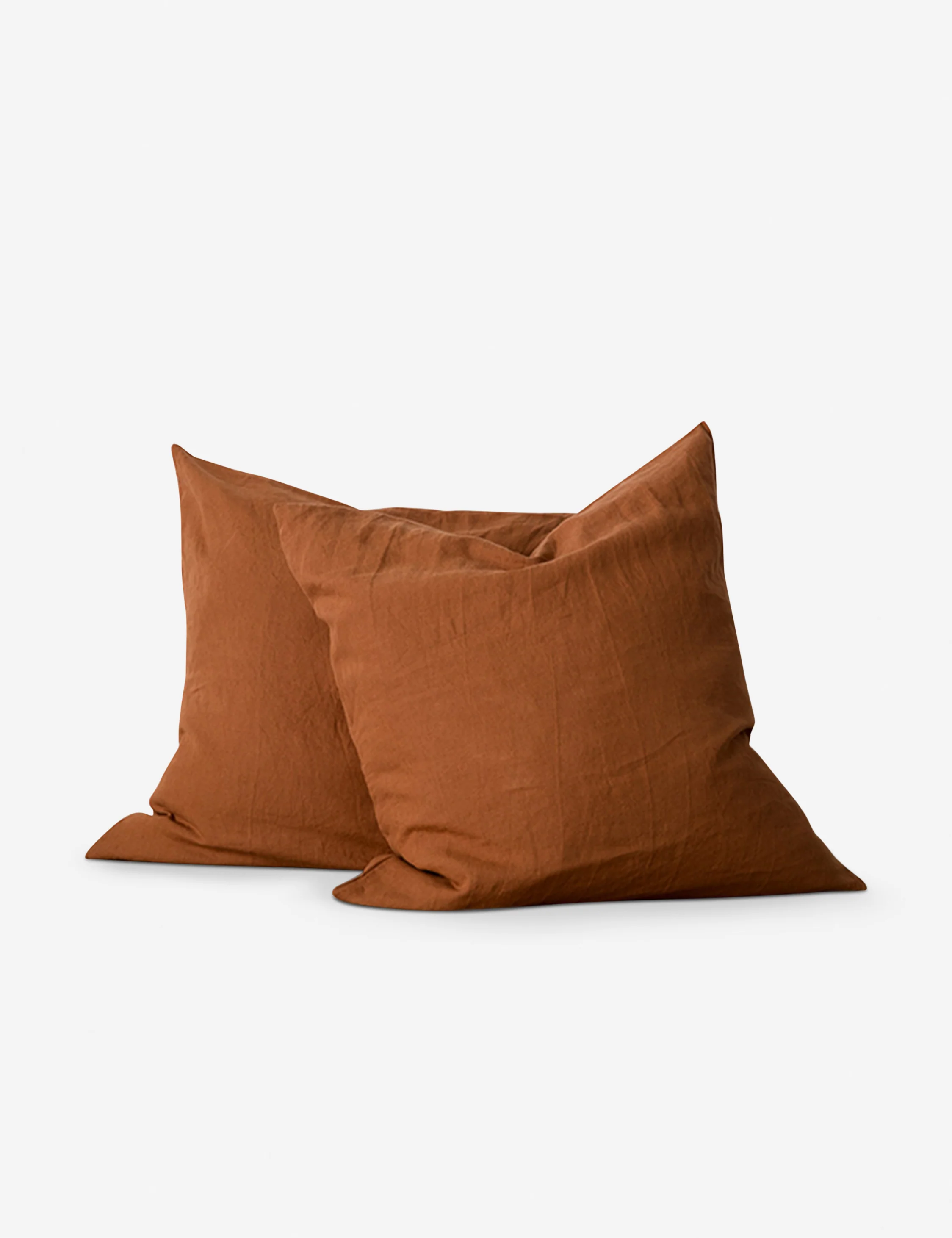 European Flax Linen Euro Pillowcases (Set of 2) by Cultiver - Image 9