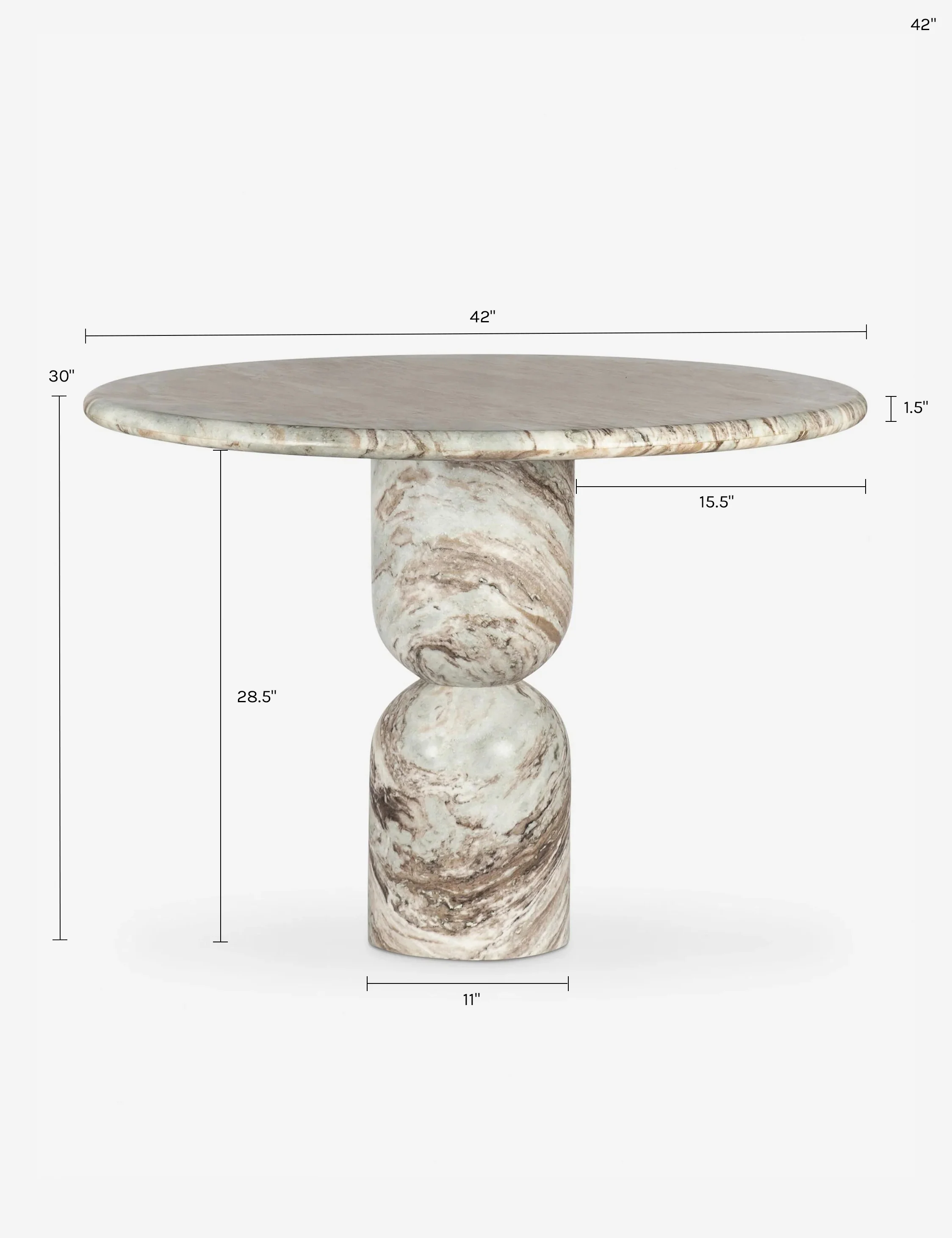 Figueroa Round Dining Table by Amber Lewis x Four Hands - Image 33