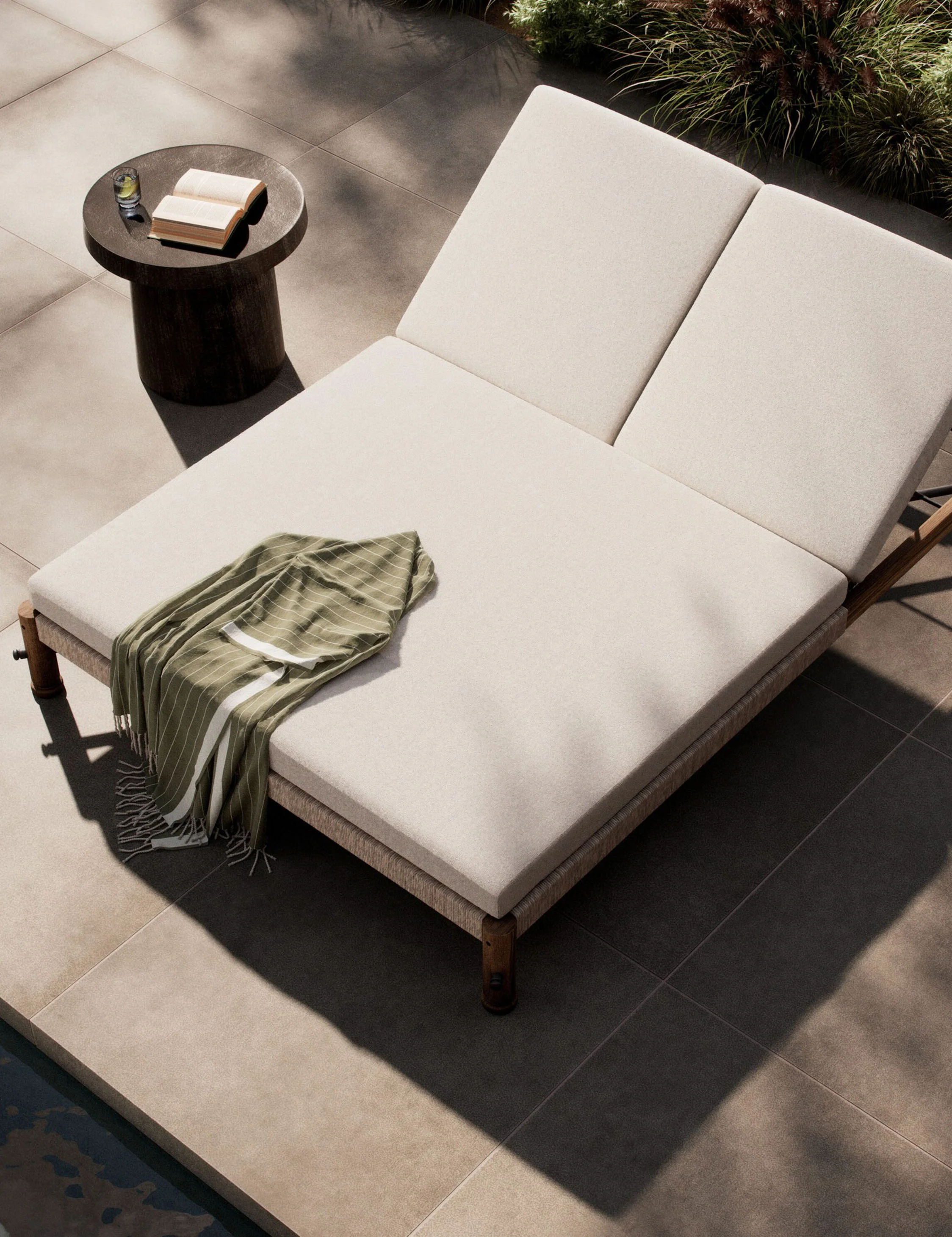 Finnegan Indoor / Outdoor Double Chaise by Amber Lewis x Four Hands - Image 11