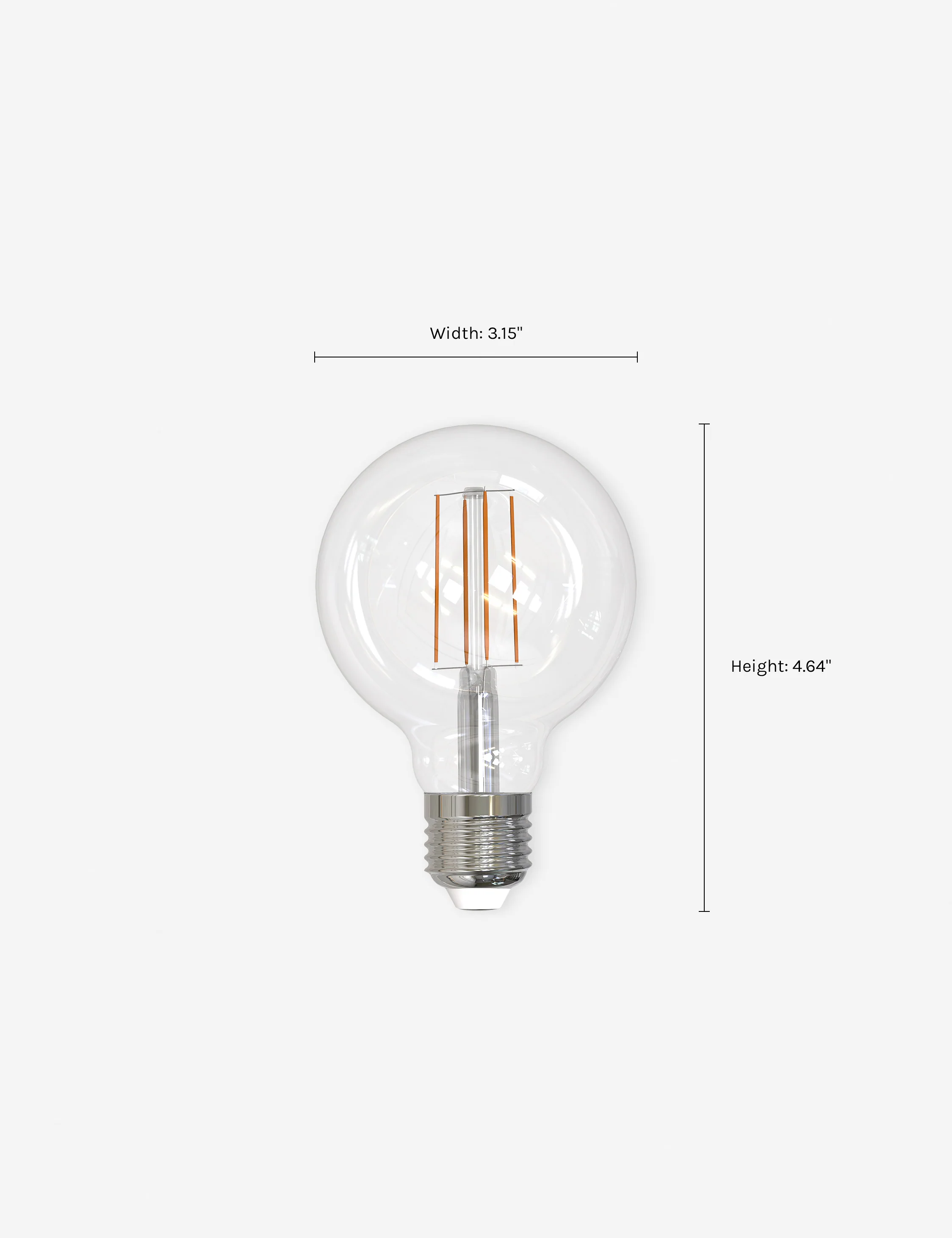 G25 LED Filament Bulb (Set of 4) - Image 3