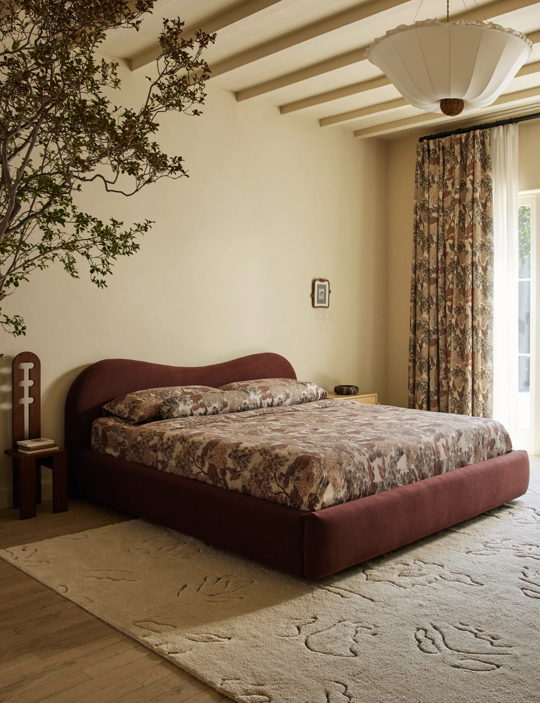 Garden Walk Linen Cotton Duvet Cover by Sarah Sherman Samuel