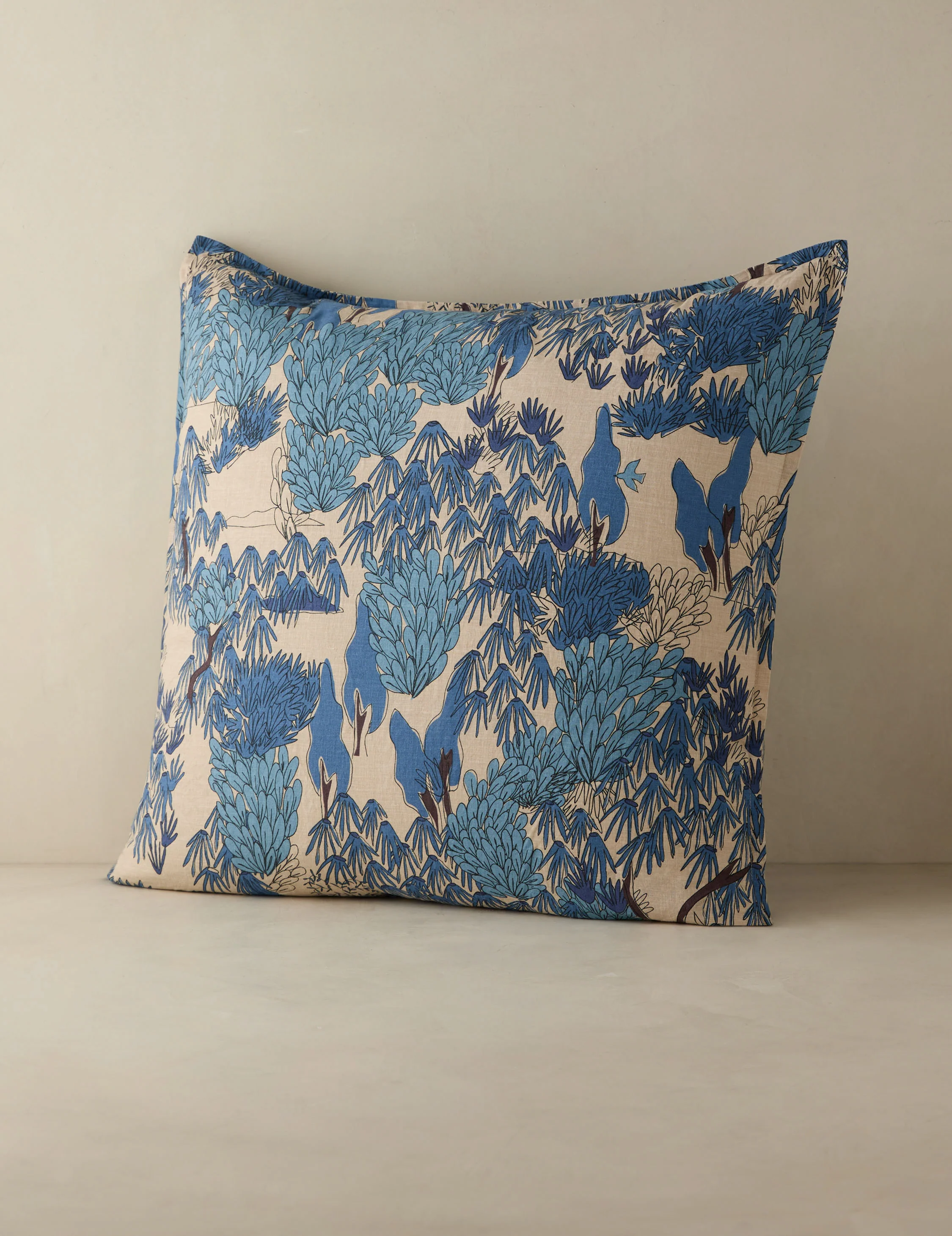 Garden Walk Linen Cotton Sham by Sarah Sherman Samuel - Image 3