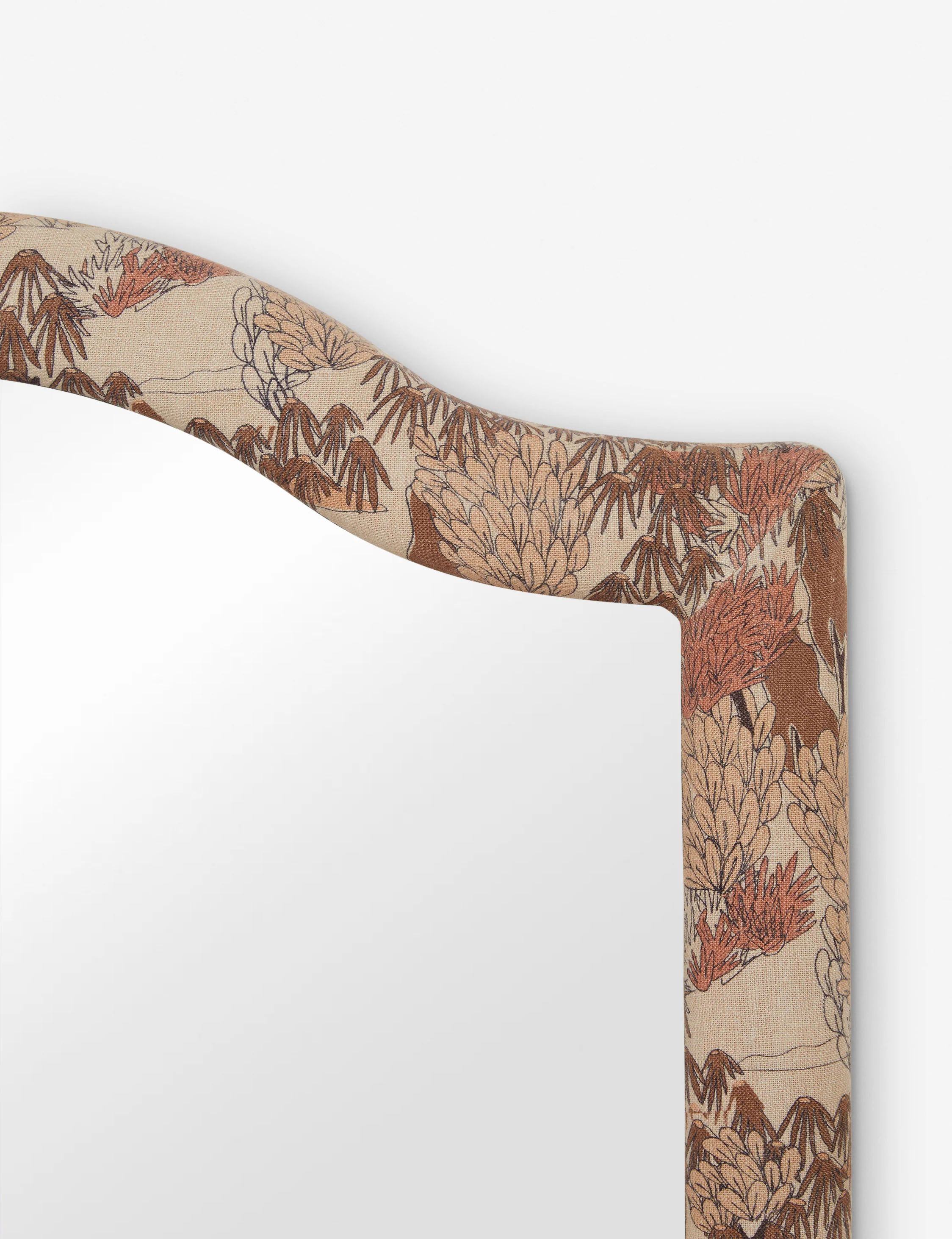 Garden Walk Upholstered Mantel Mirror by Sarah Sherman Samuel - Image 8