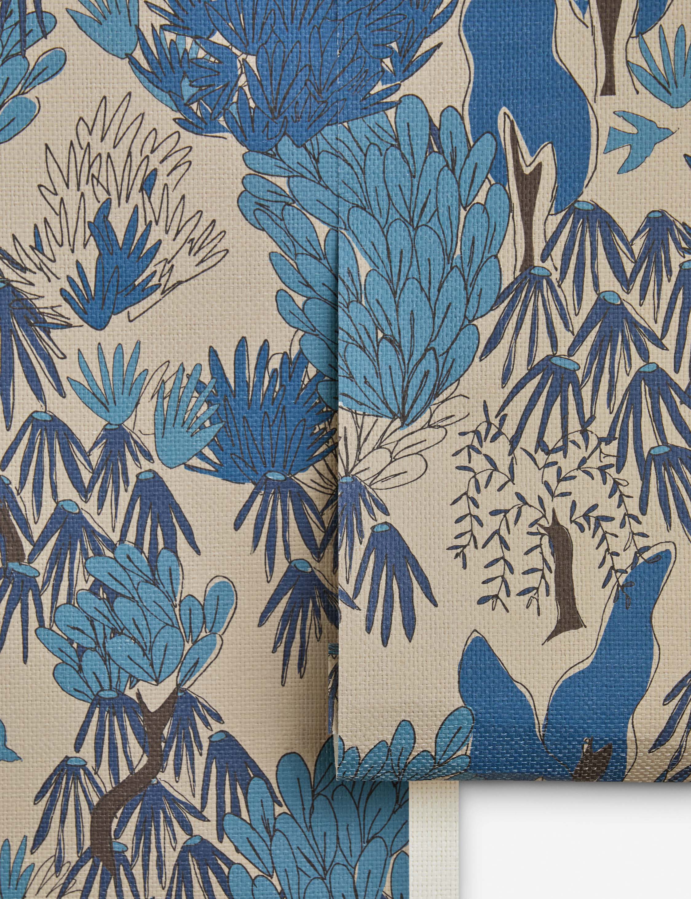 Garden Walk Paperweave Wallpaper by Sarah Sherman Samuel - Image 2