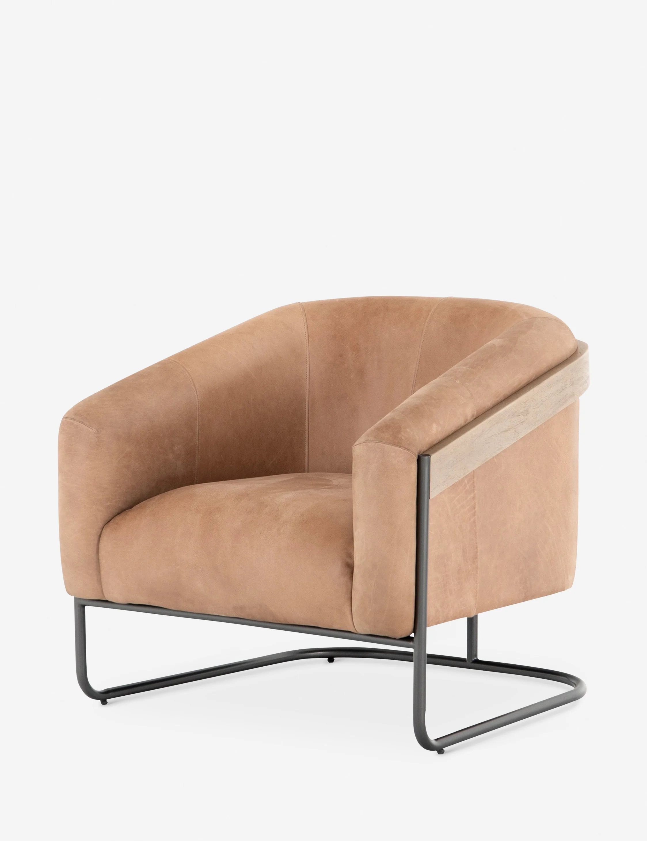 Gianni Leather Accent Chair - Image 3