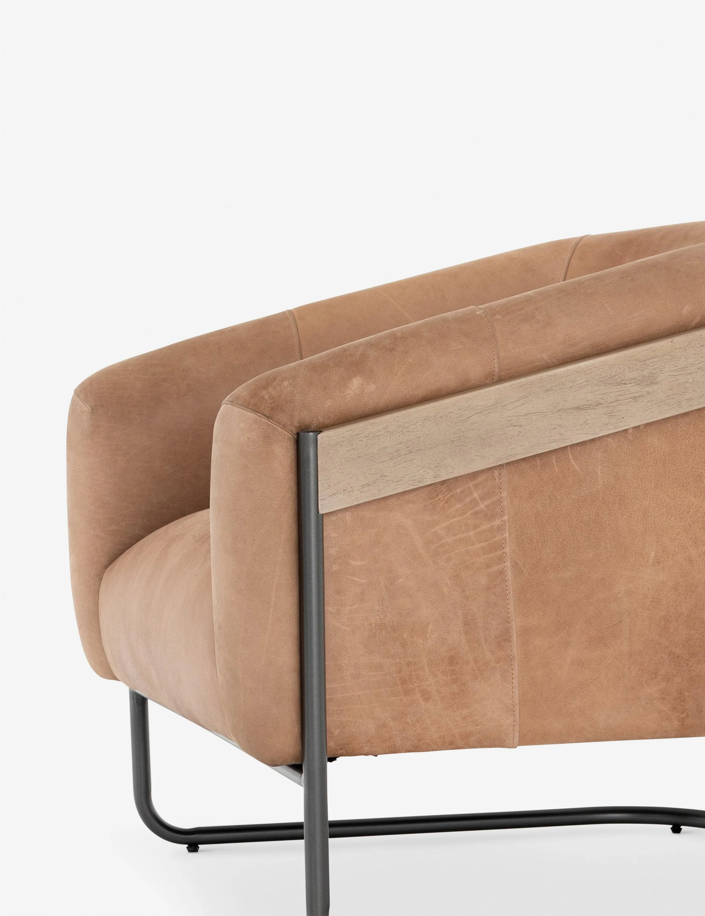 Gianni Leather Accent Chair - Image 6