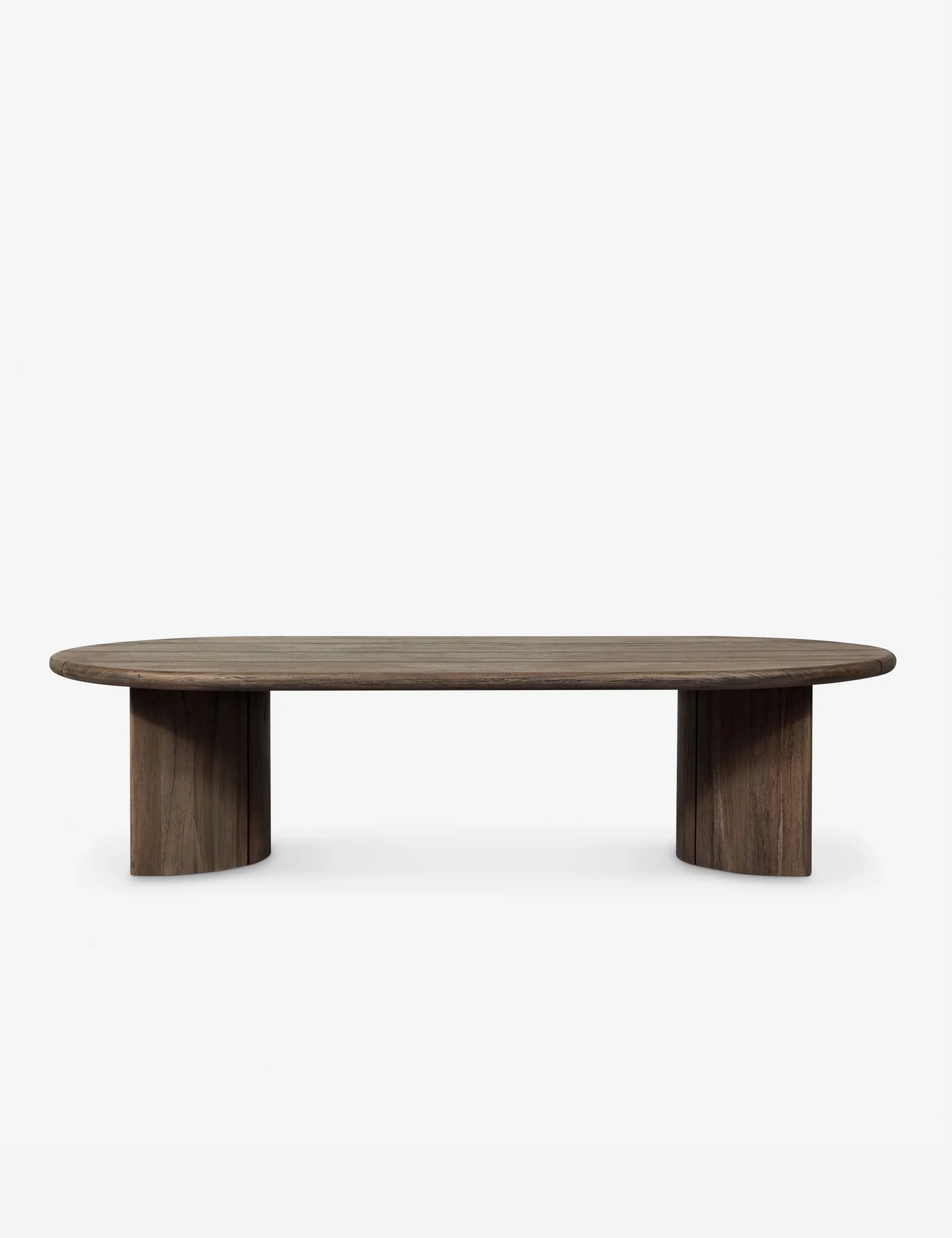 Gilda Outdoor Oval Coffee Table - Image 2