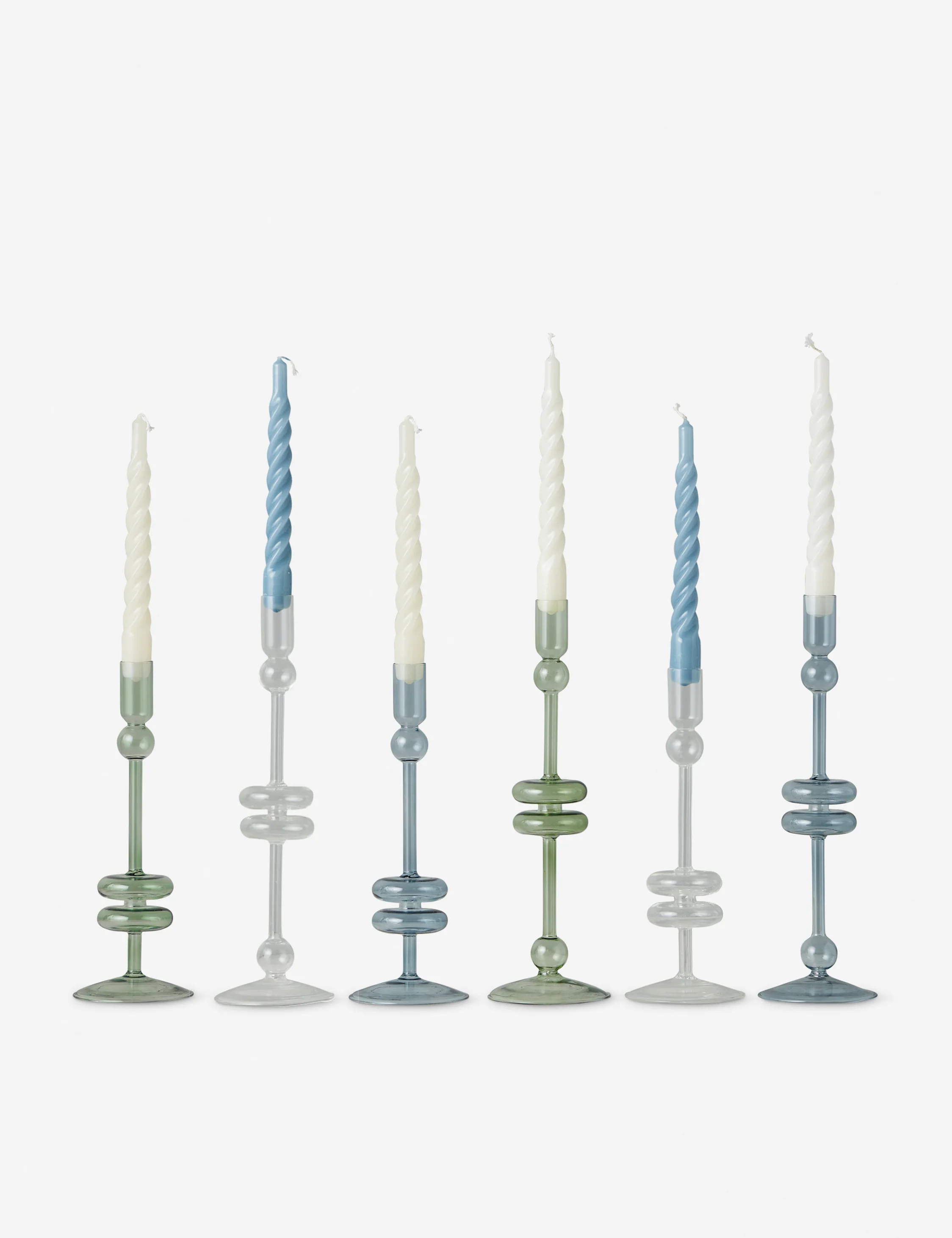 Glass Candlestick Pair (Set of 2) by etúHOME - Image 24