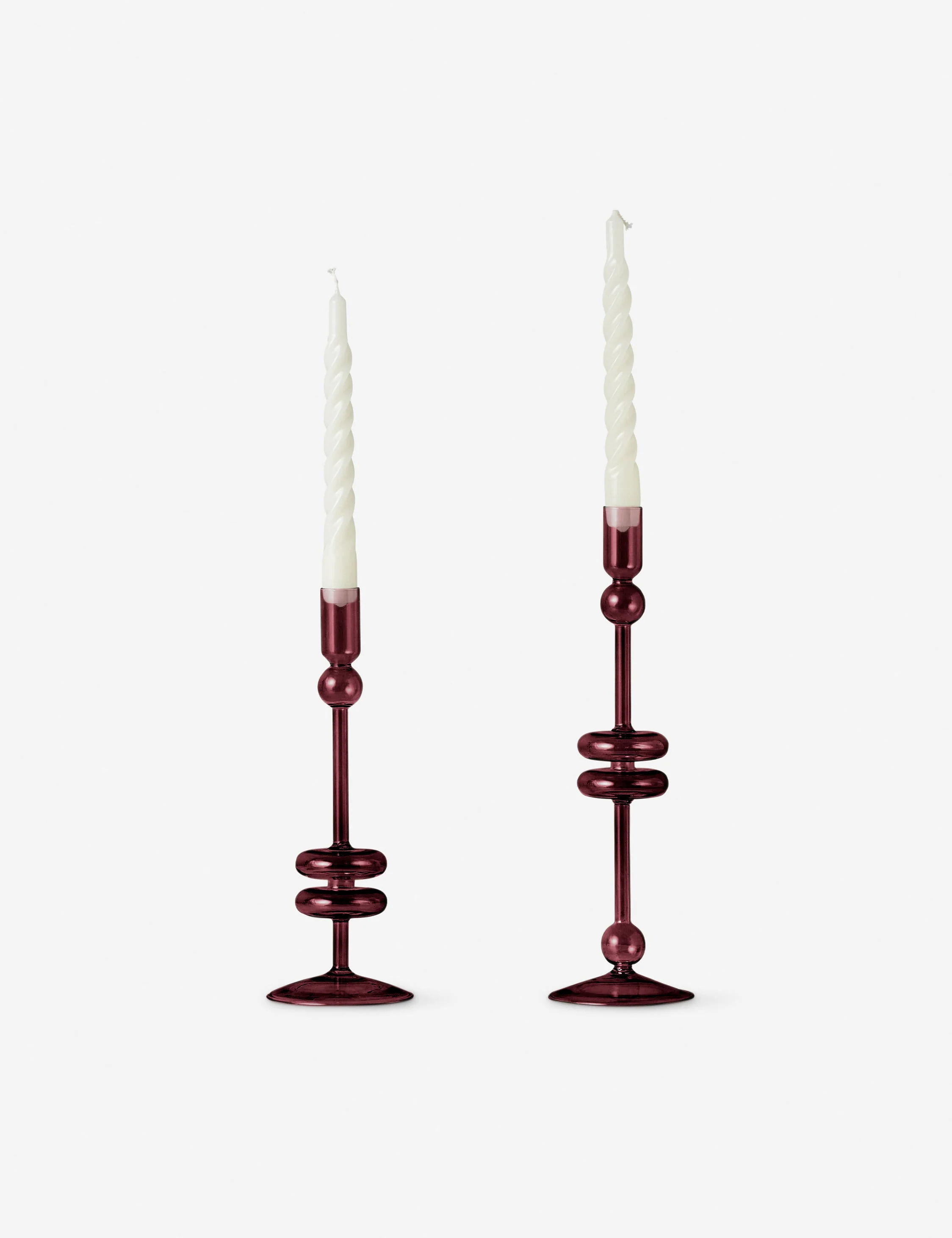 Glass Candlestick Pair (Set of 2) by etúHOME - Image 30