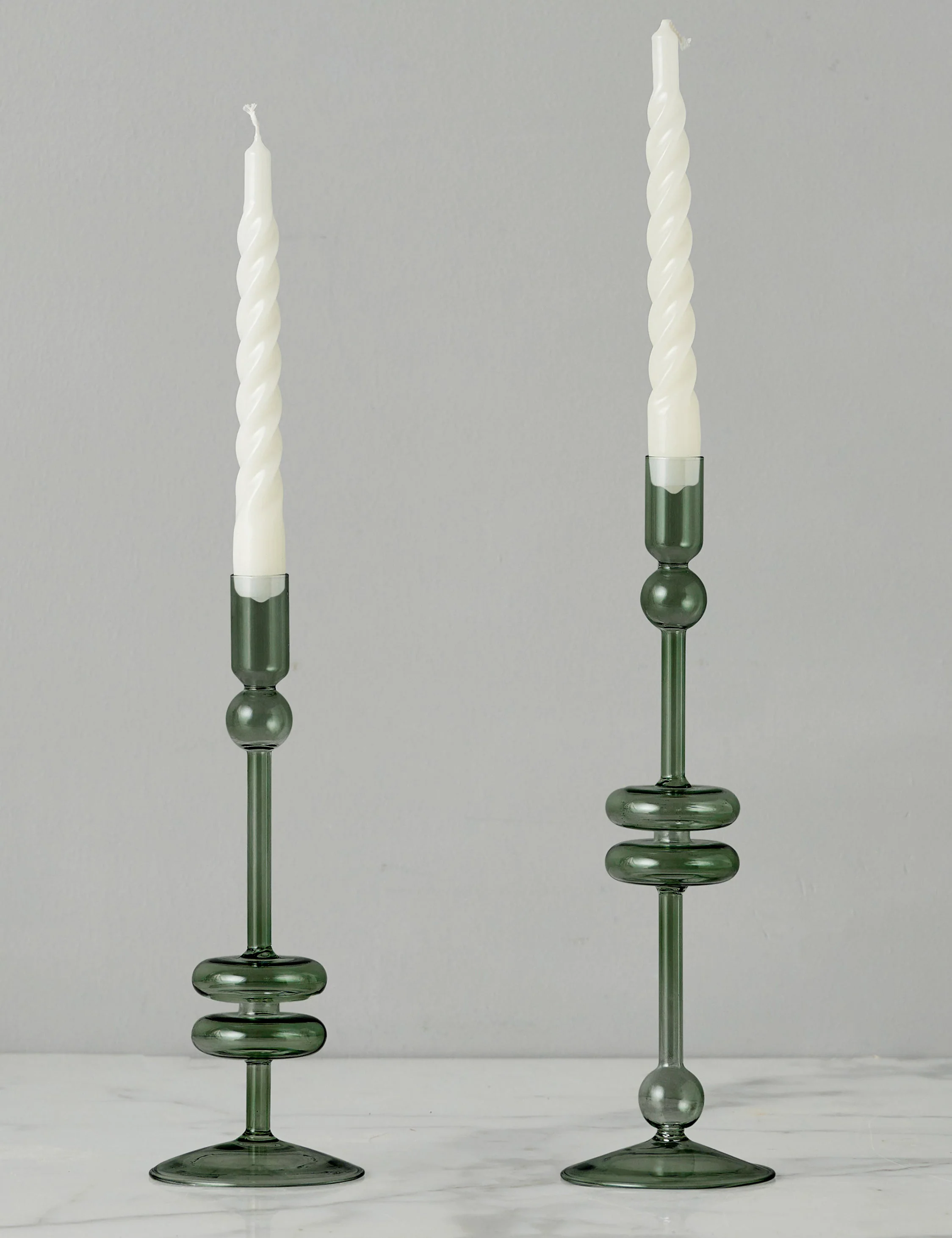 Glass Candlestick Pair (Set of 2) by etúHOME - Image 33