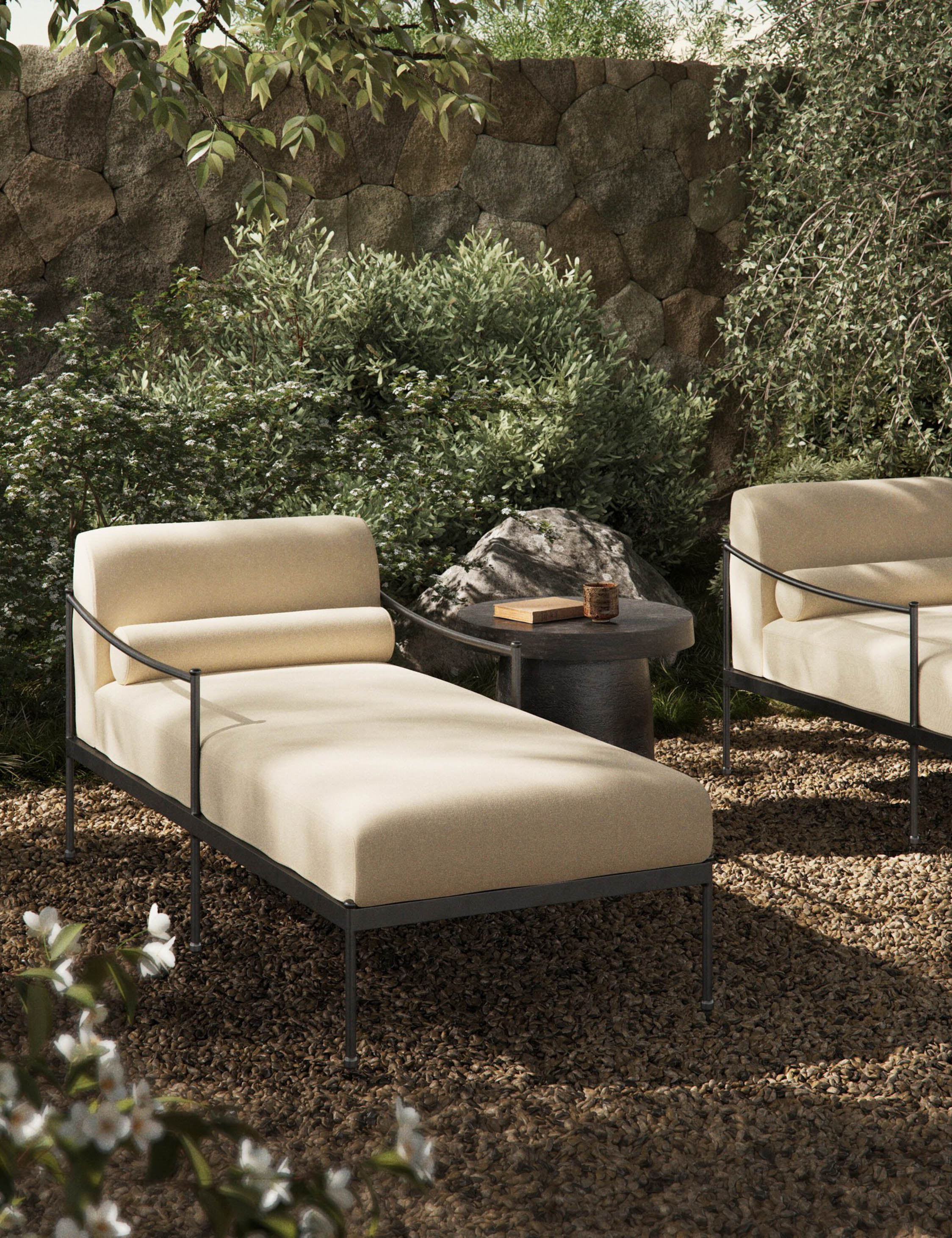 Granger Indoor / Outdoor Chaise by Amber Lewis x Four Hands - Image 11