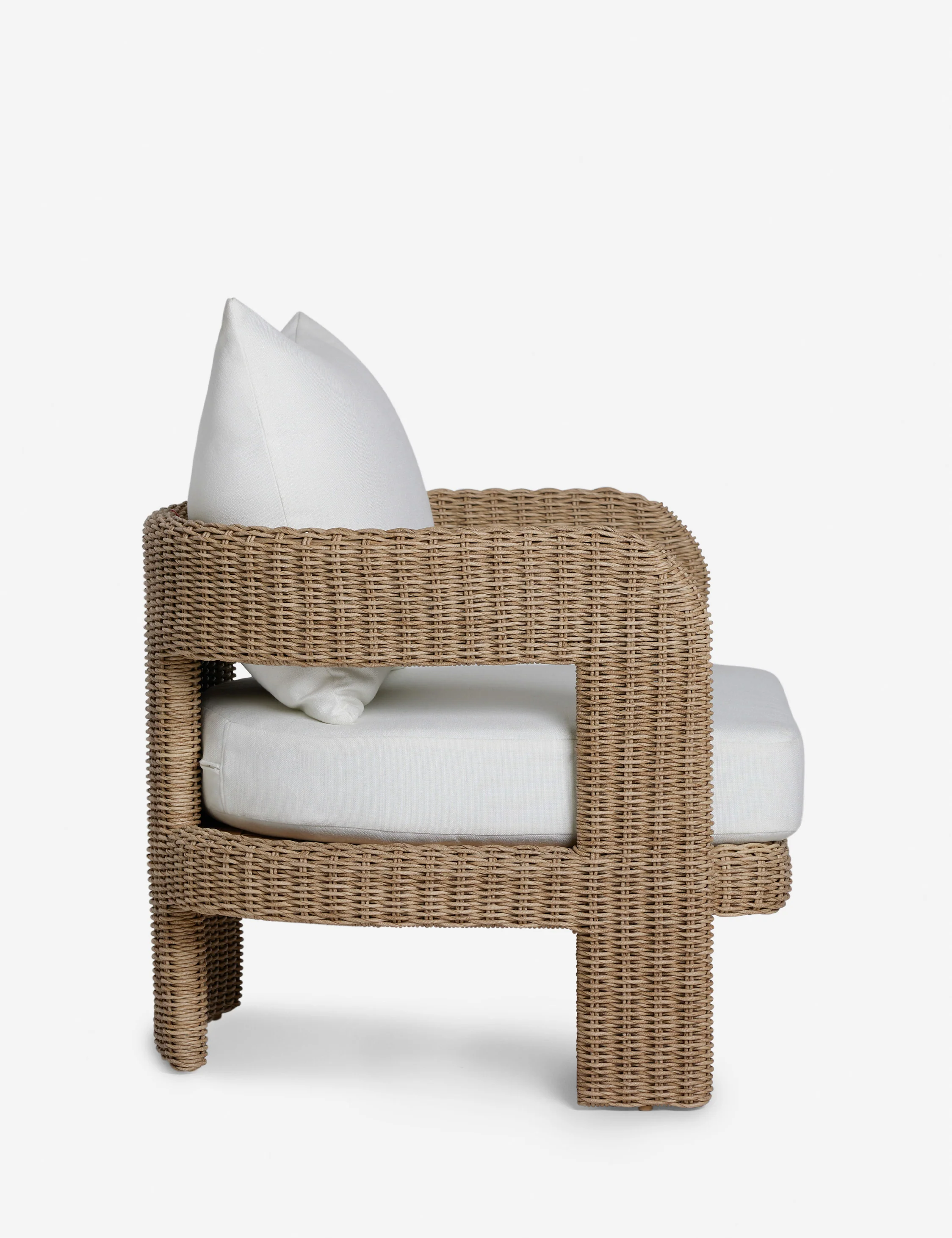 Hadler Outdoor Accent Chair, Ivory - Image 5