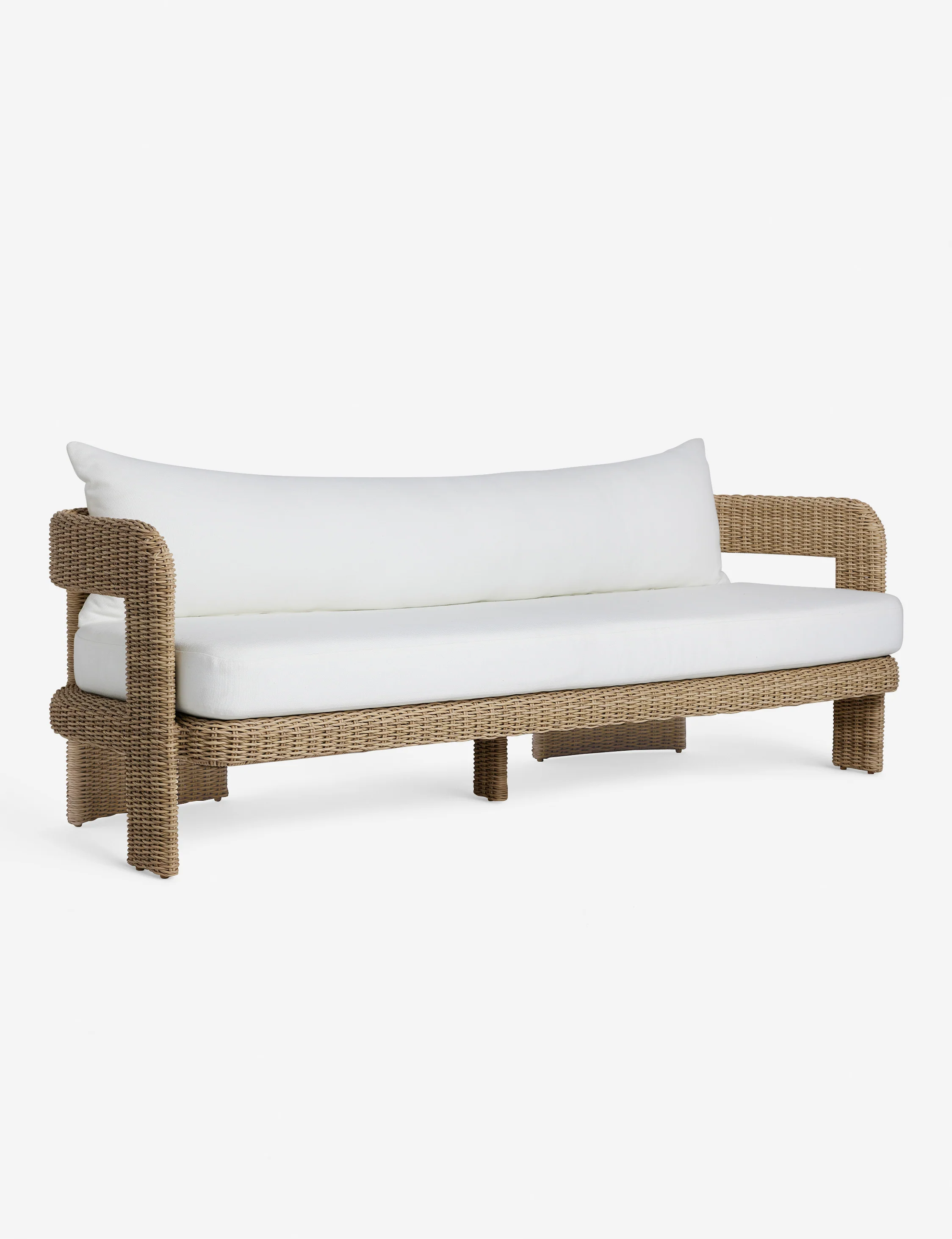 Hadler Outdoor Sofa, Ivory - Image 4