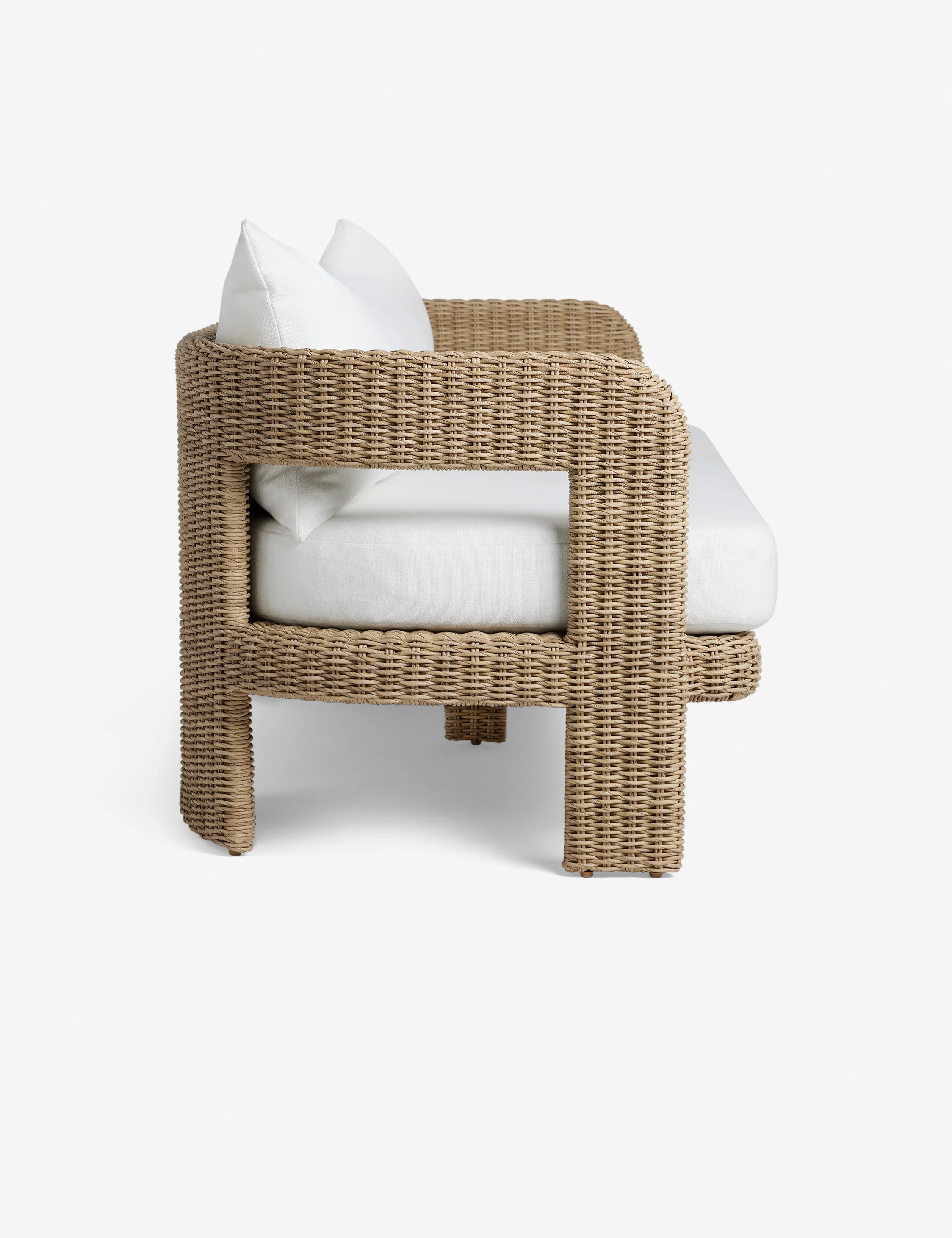 Hadler Outdoor Sofa, Ivory - Image 5
