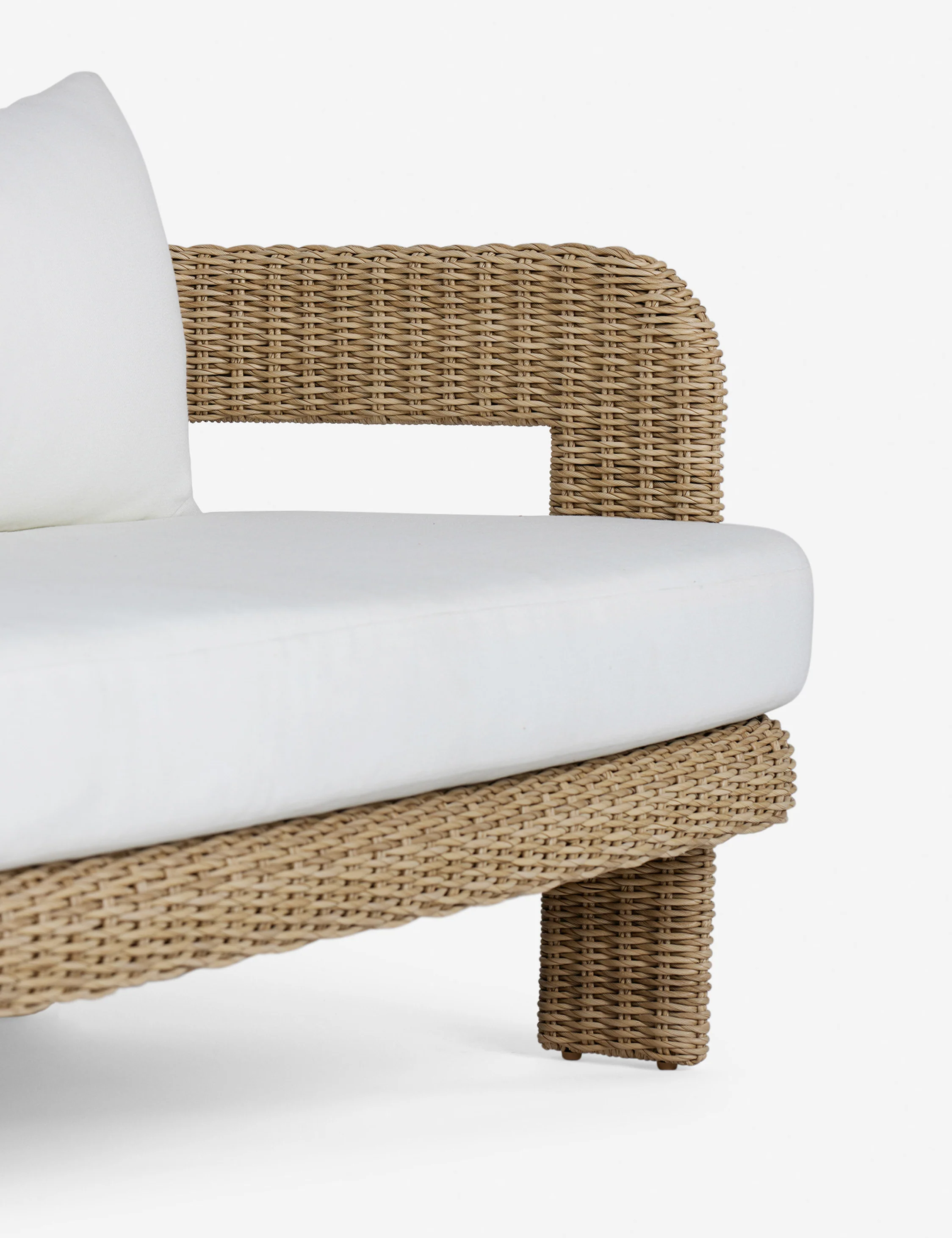 Hadler Outdoor Sofa, Ivory - Image 7