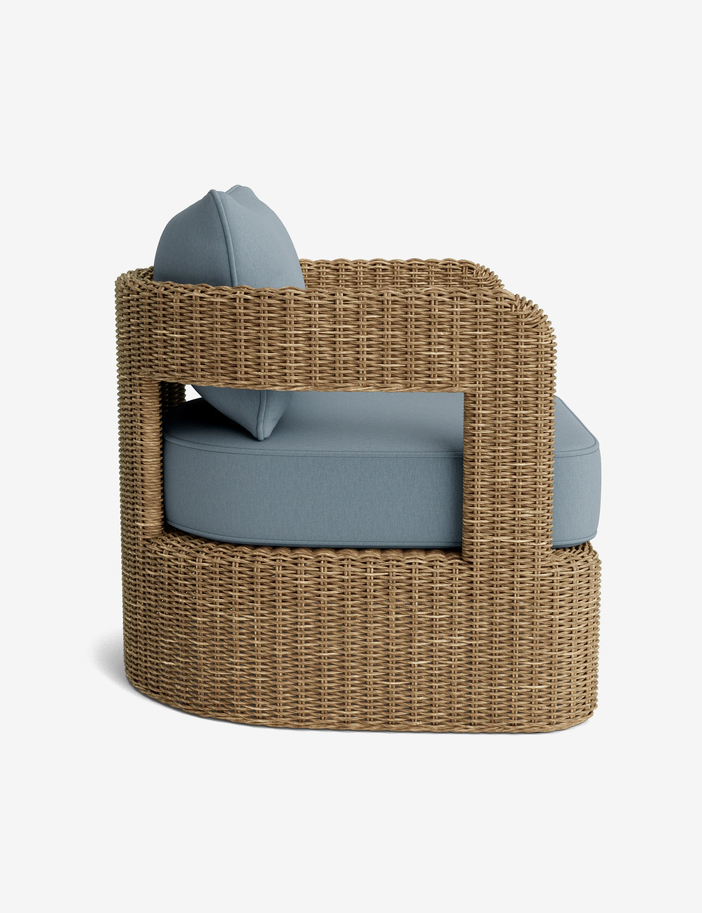 Hadler Outdoor Lounge Swivel Chair Cushion - Image 13