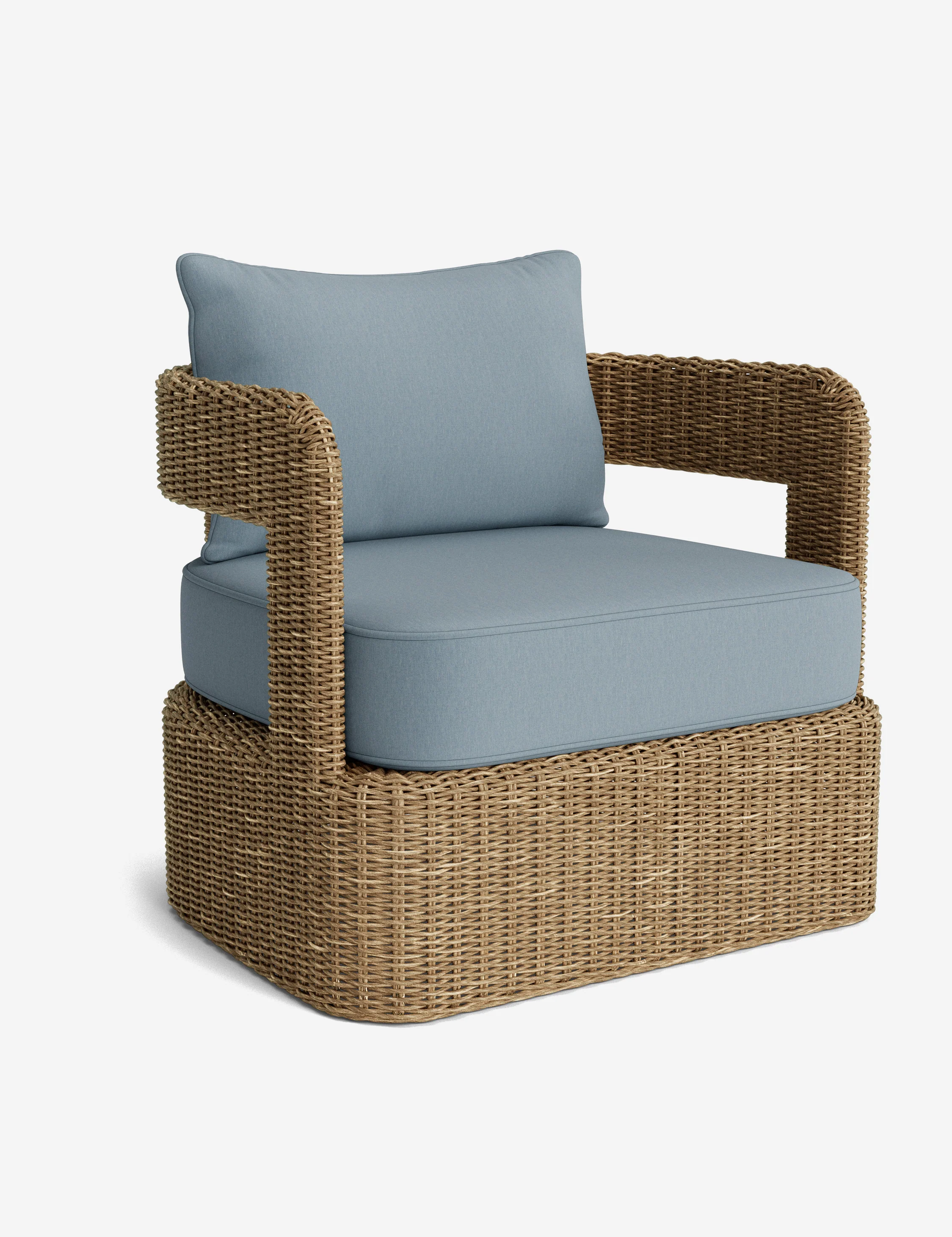 Hadler Outdoor Lounge Swivel Chair Cushion - Image 14