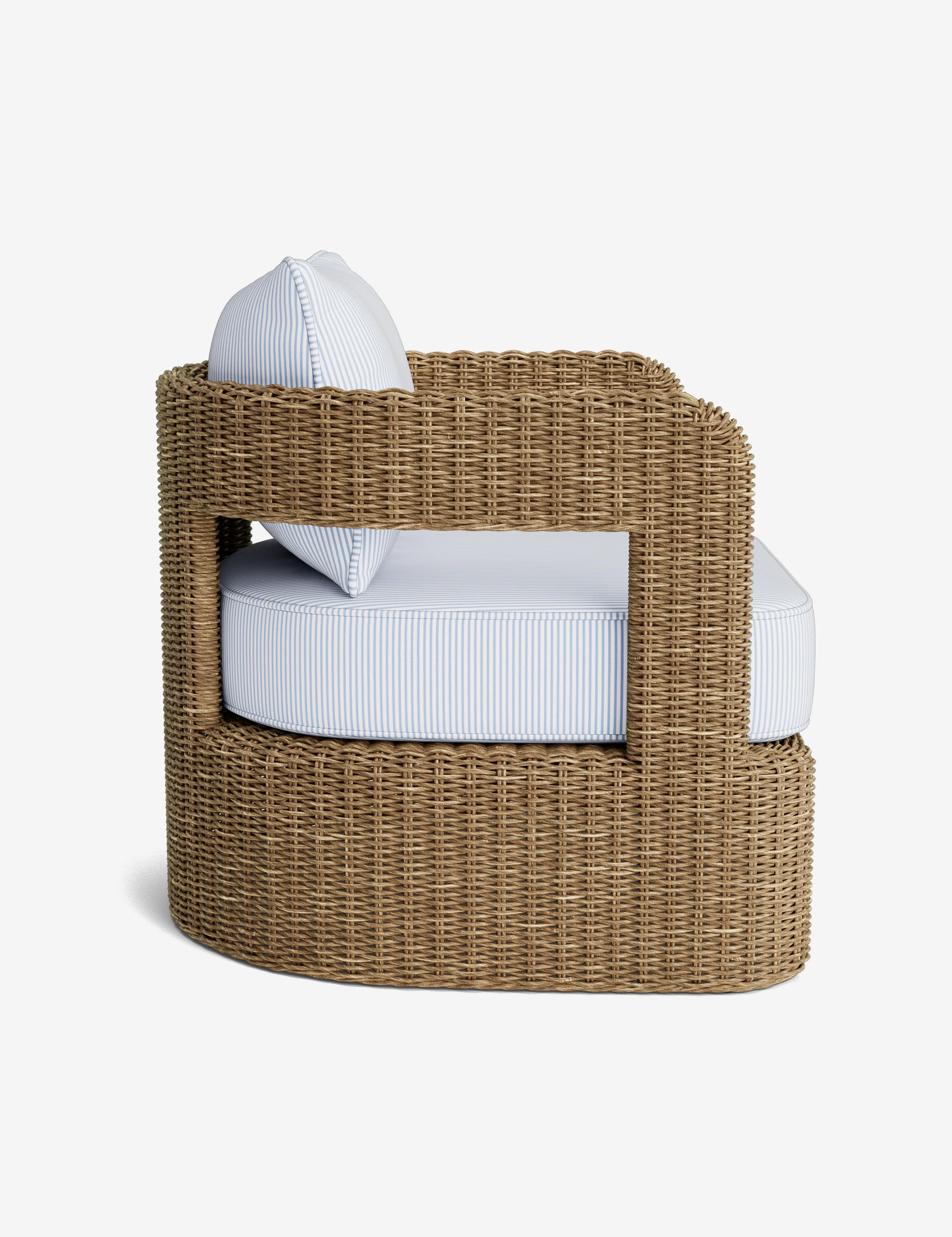Hadler Outdoor Lounge Swivel Chair Cushion - Image 18