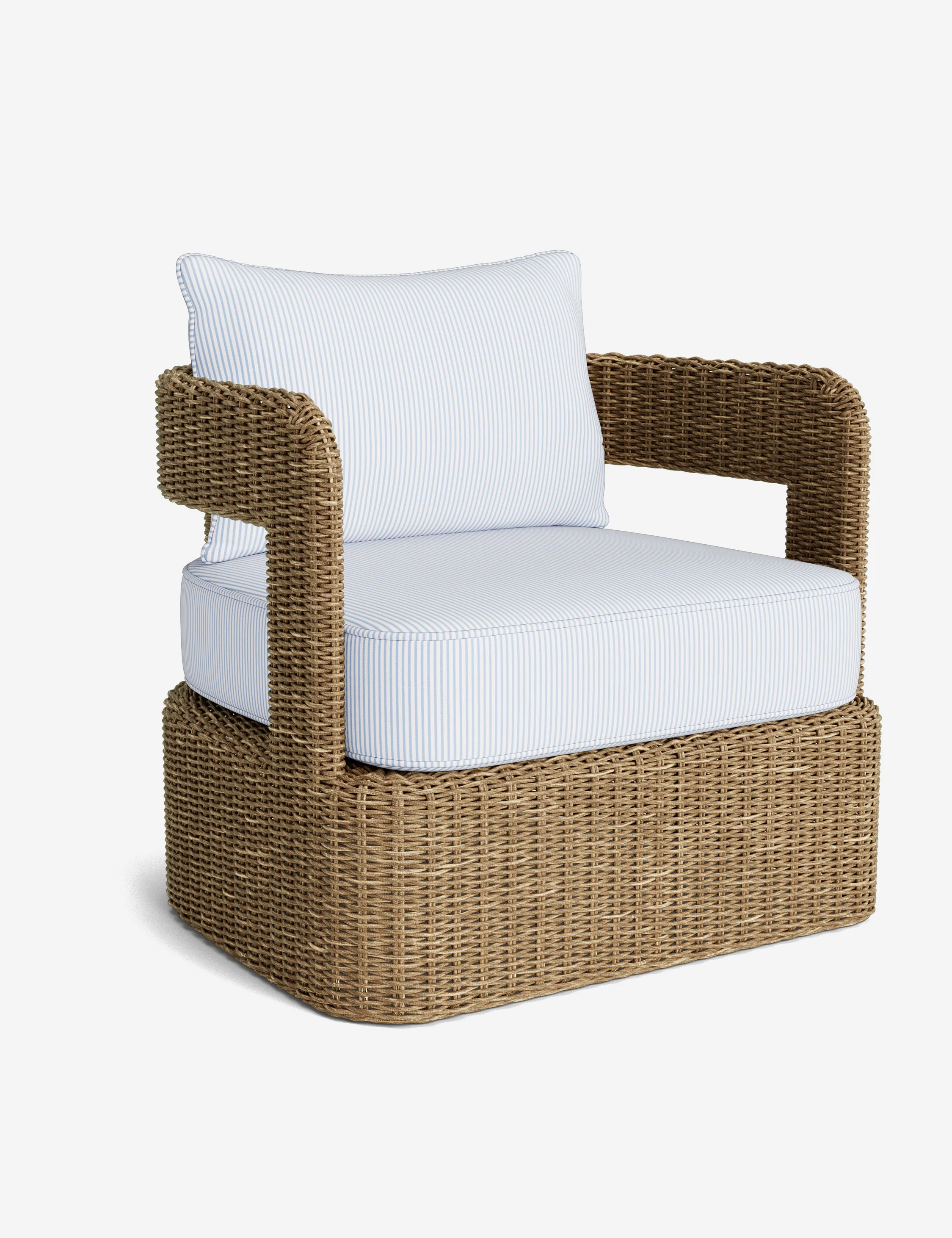 Hadler Outdoor Lounge Swivel Chair Cushion - Image 20