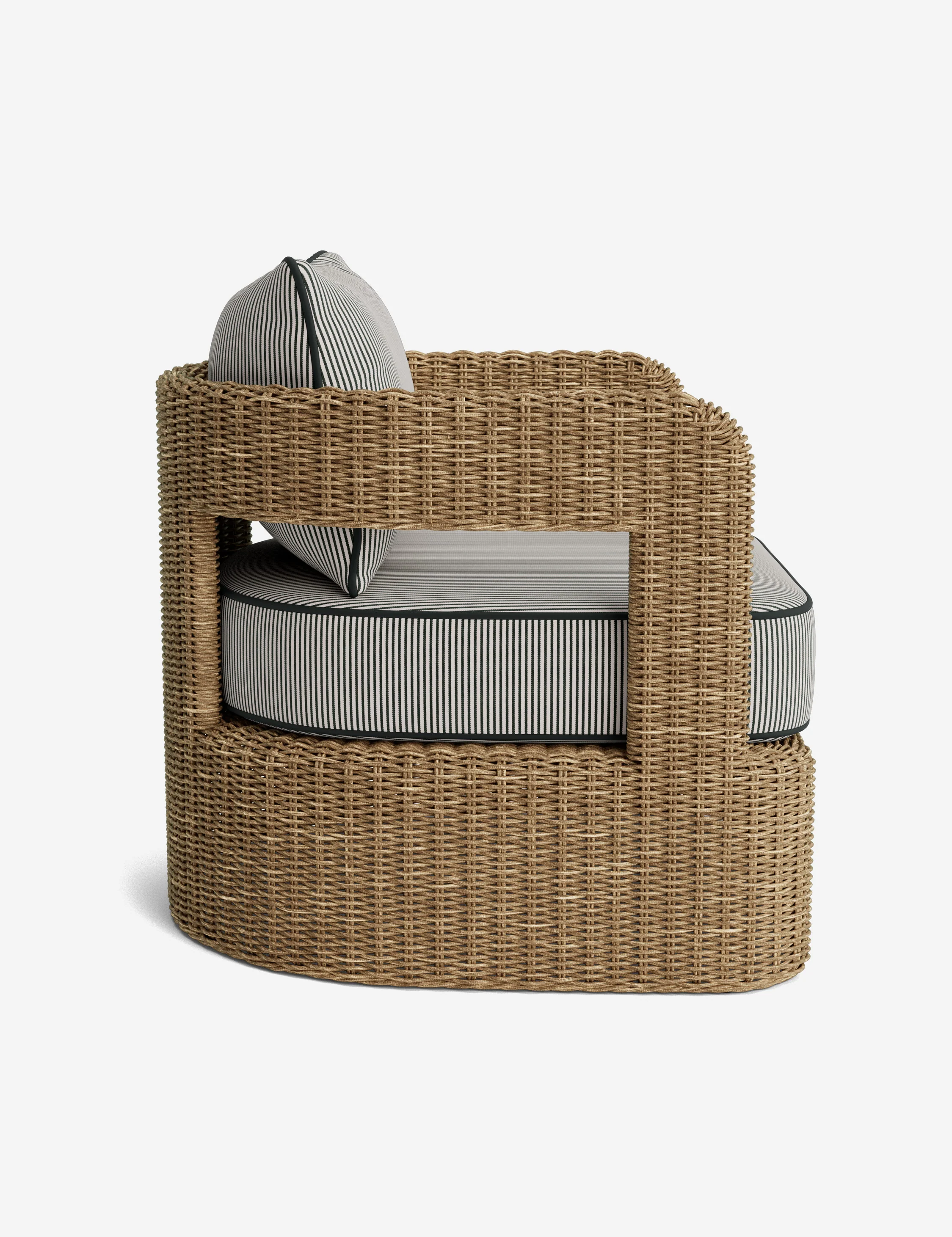 Hadler Outdoor Lounge Swivel Chair Cushion - Image 40