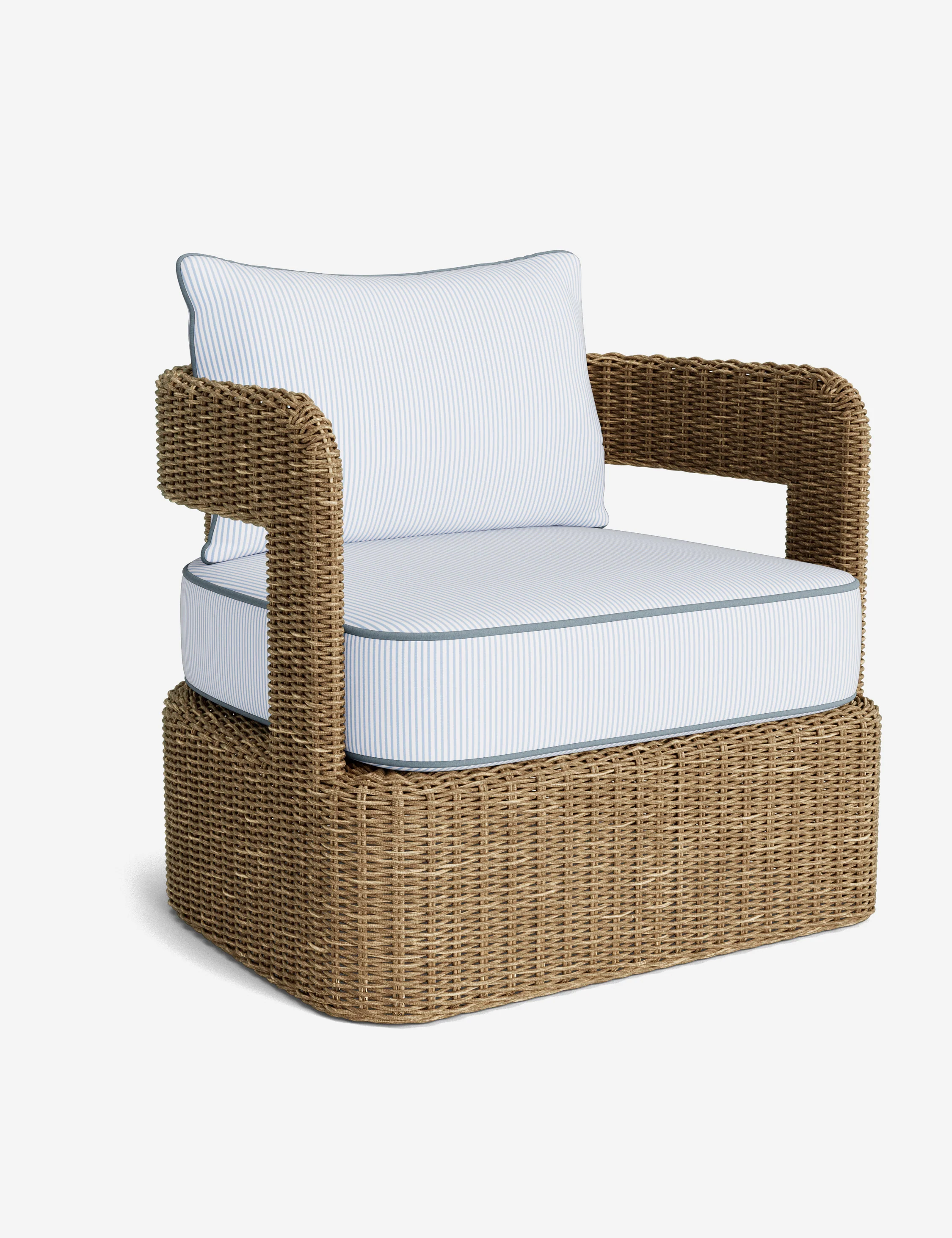 Hadler Outdoor Lounge Swivel Chair Cushion - Image 43