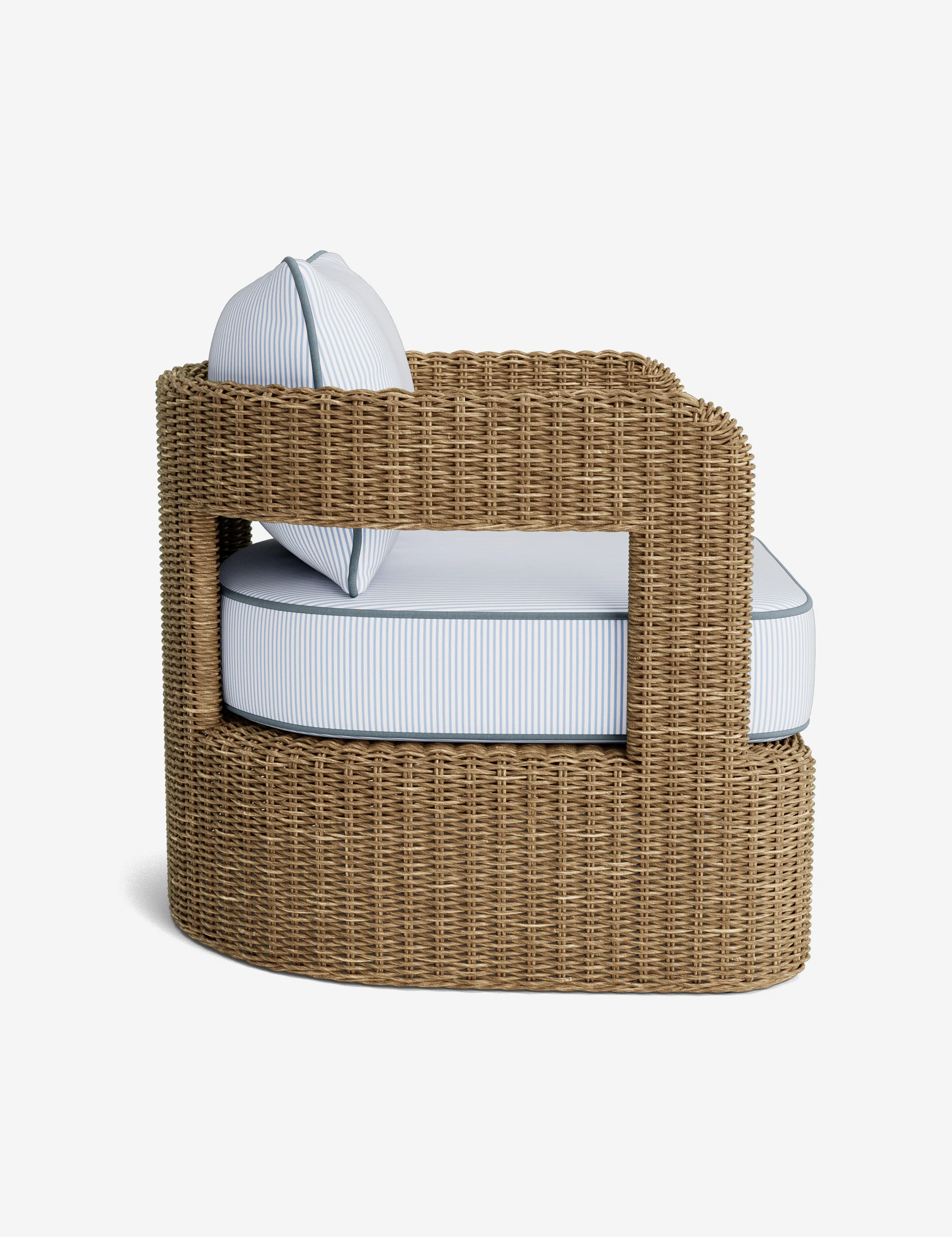 Hadler Outdoor Lounge Swivel Chair Cushion - Image 44
