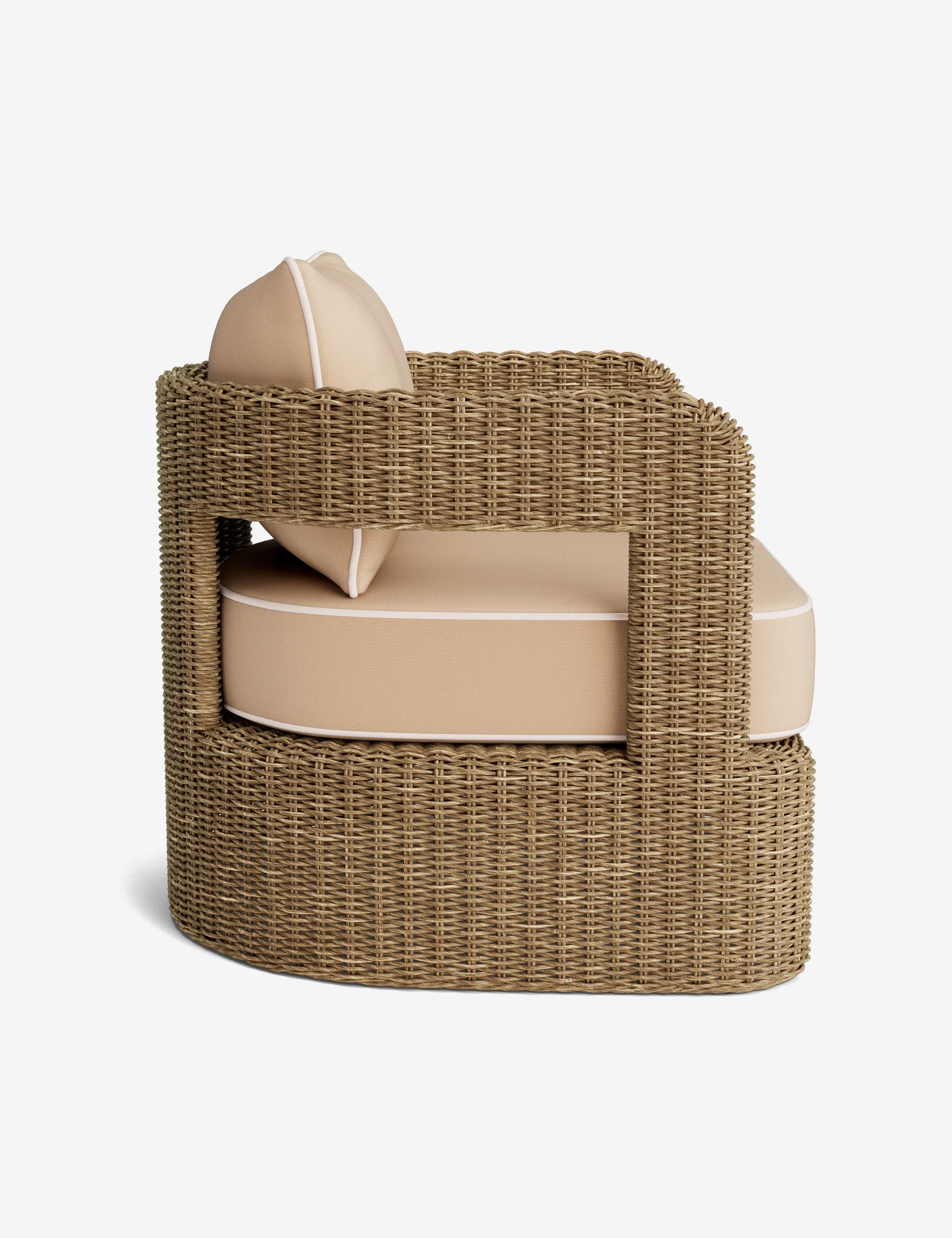 Hadler Outdoor Lounge Swivel Chair Cushion - Image 45