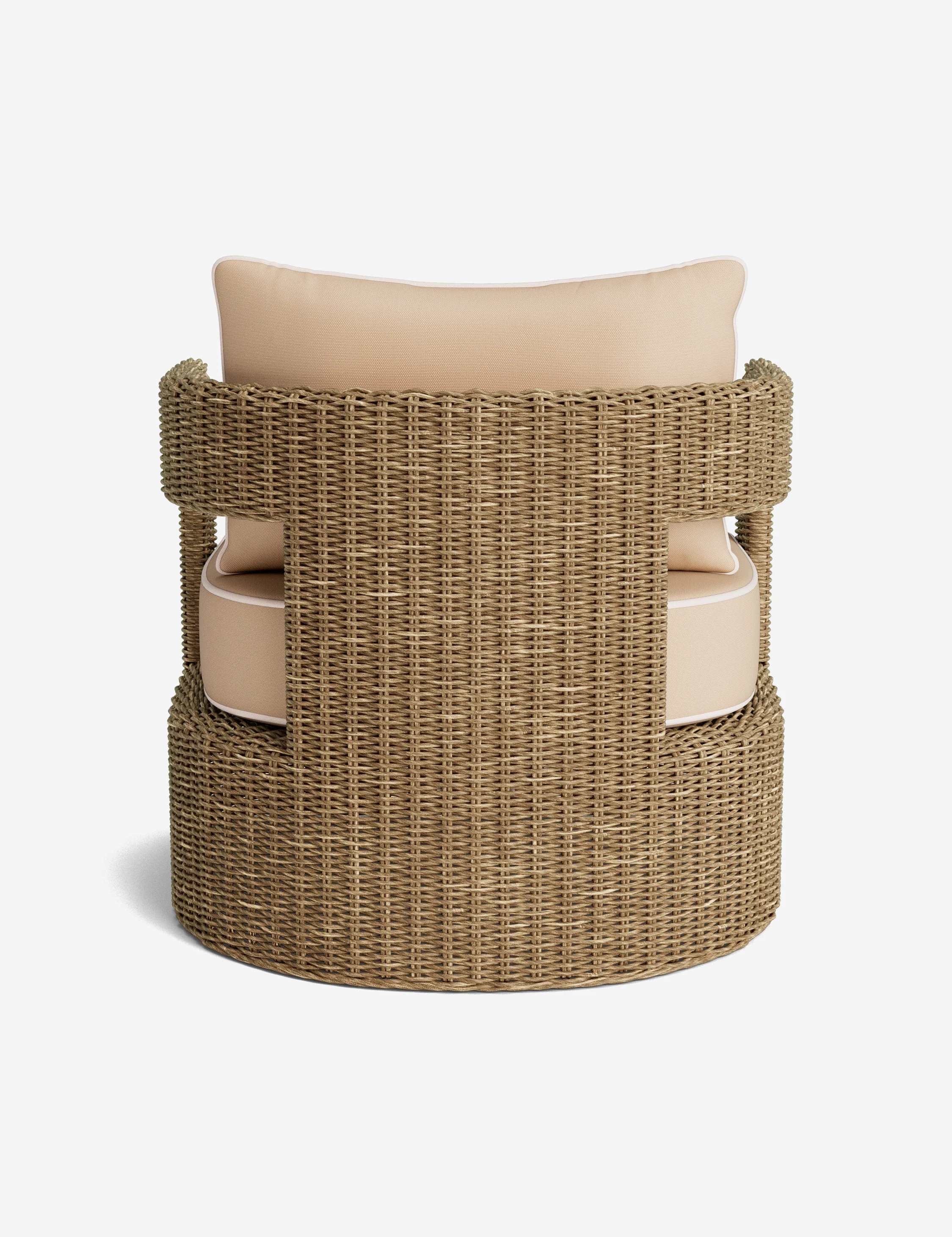 Hadler Outdoor Lounge Swivel Chair Cushion - Image 47